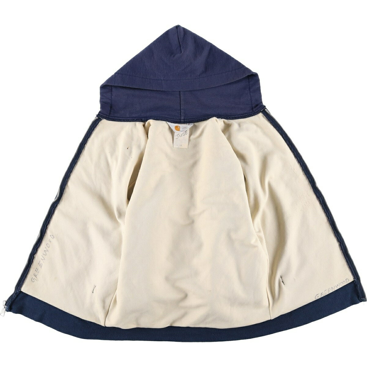 古着 80~90'S カーハート Carhartt スウェットフルジップパーカー メンズM相当 ヴィンテージ /evb032731 【中古】 【260112】 【GR-UN-2602】