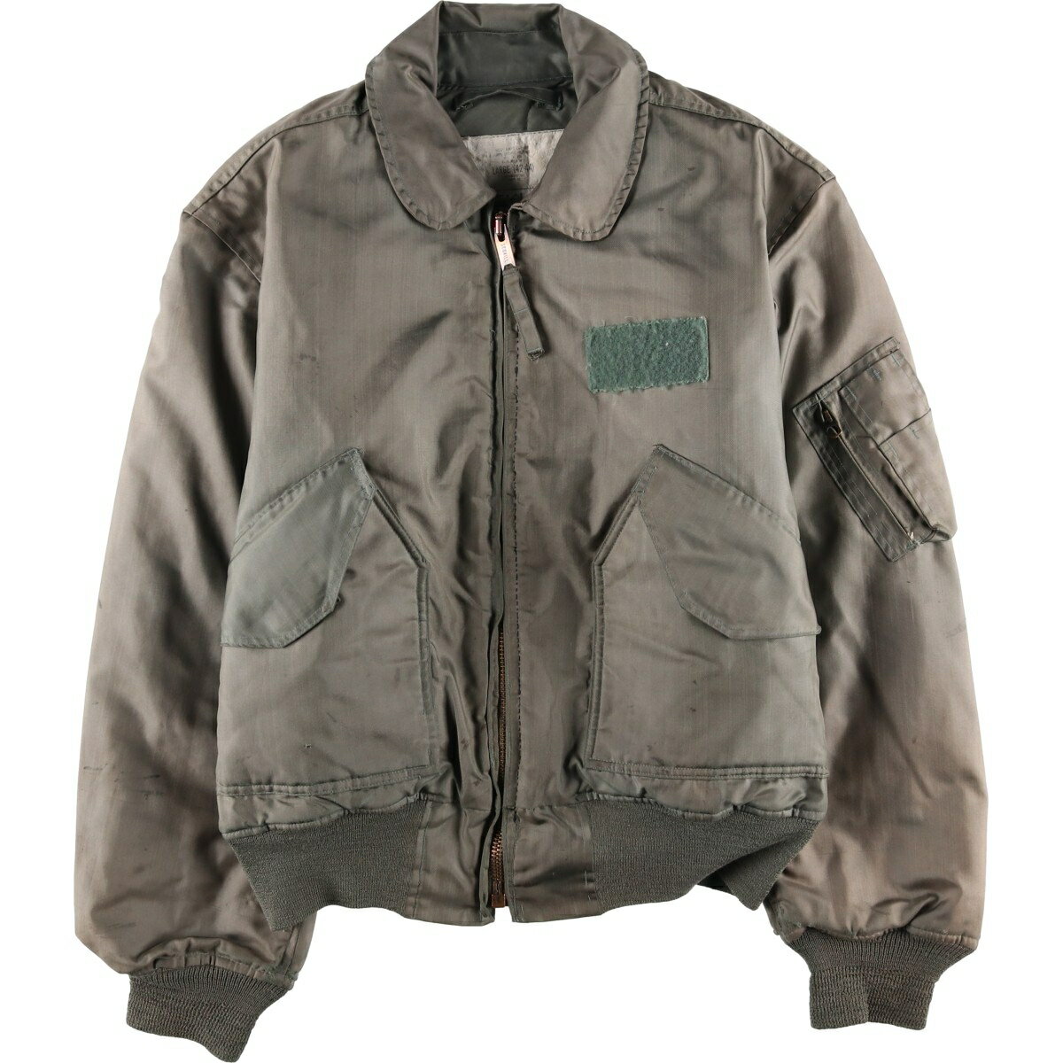 樂天商城 - 古着 米軍実品 CWU-45/P ミリタリー フライトジャケット USA製 メンズL相当 ヴィンテージ /evb032853 【中古】 【260120】 カーキ系 春秋冬