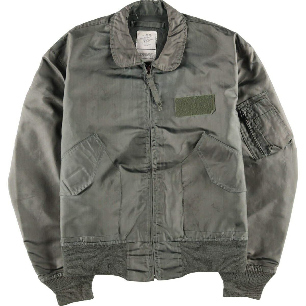 古着 90'S 米軍実品 CWU-36/P ミリタリー フライトジャケット USA製 LARGE(42-44) メンズL相当 ヴィンテージ /evb032857 【中古】 【25..