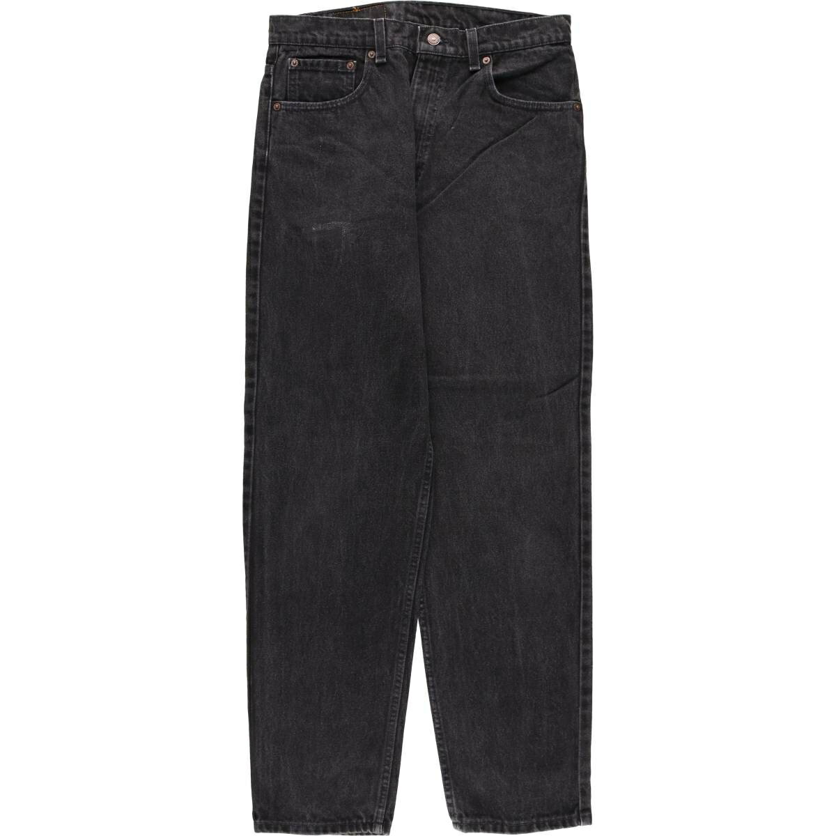 樂天商城 - 古着 90'S リーバイス Levi's 550-0260 ブラックデニム テーパードデニムパンツ USA製 メンズw32相当 ヴィンテージ /evb032898 【中古】 【260118】 ブラック系 春夏秋冬