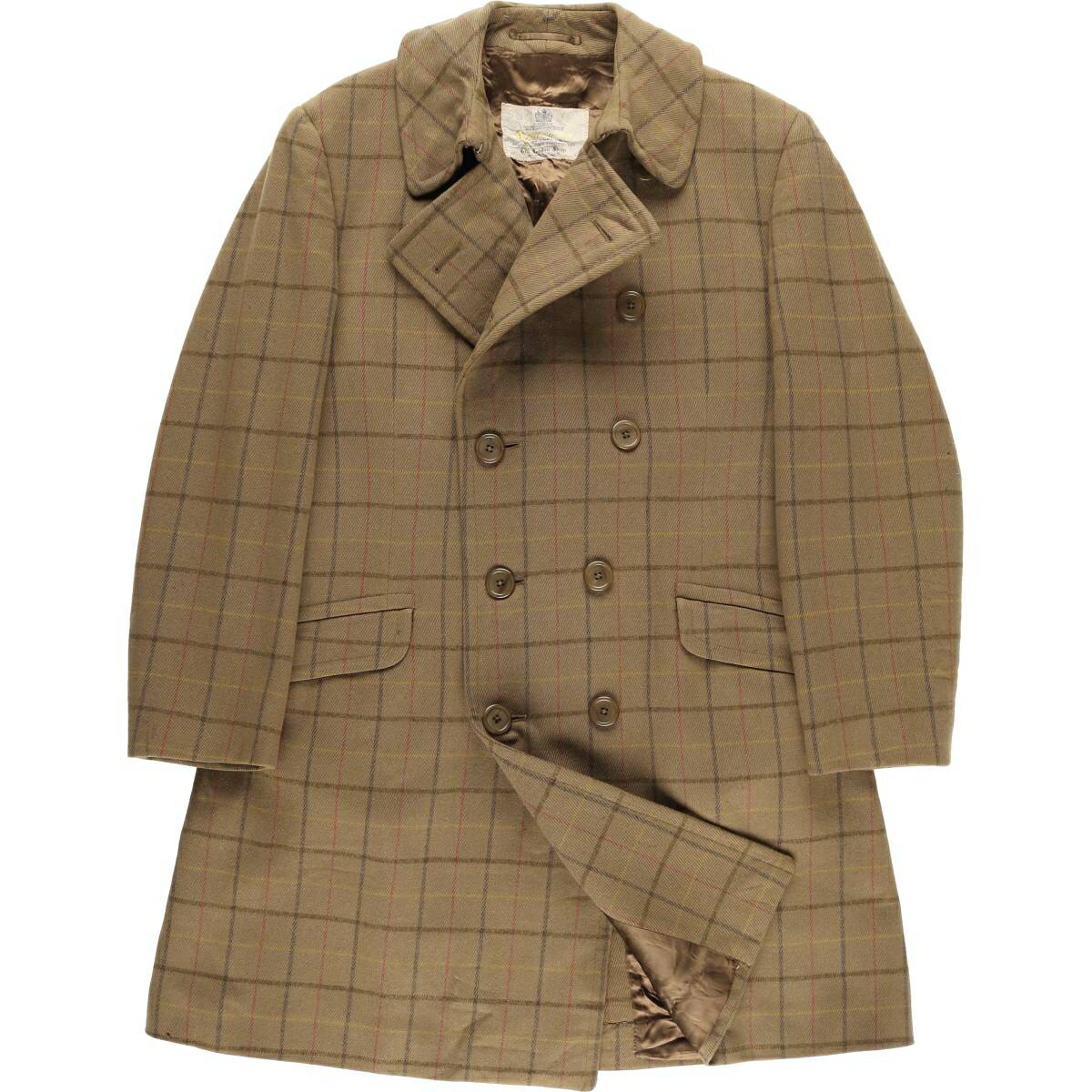 ���� ~80'S �����������塼���� Aquascutum �����å��� ���֥�֥쥹�� ��������󥰥����� �ѹ��� ���M���� ������ơ��� /evb0329...