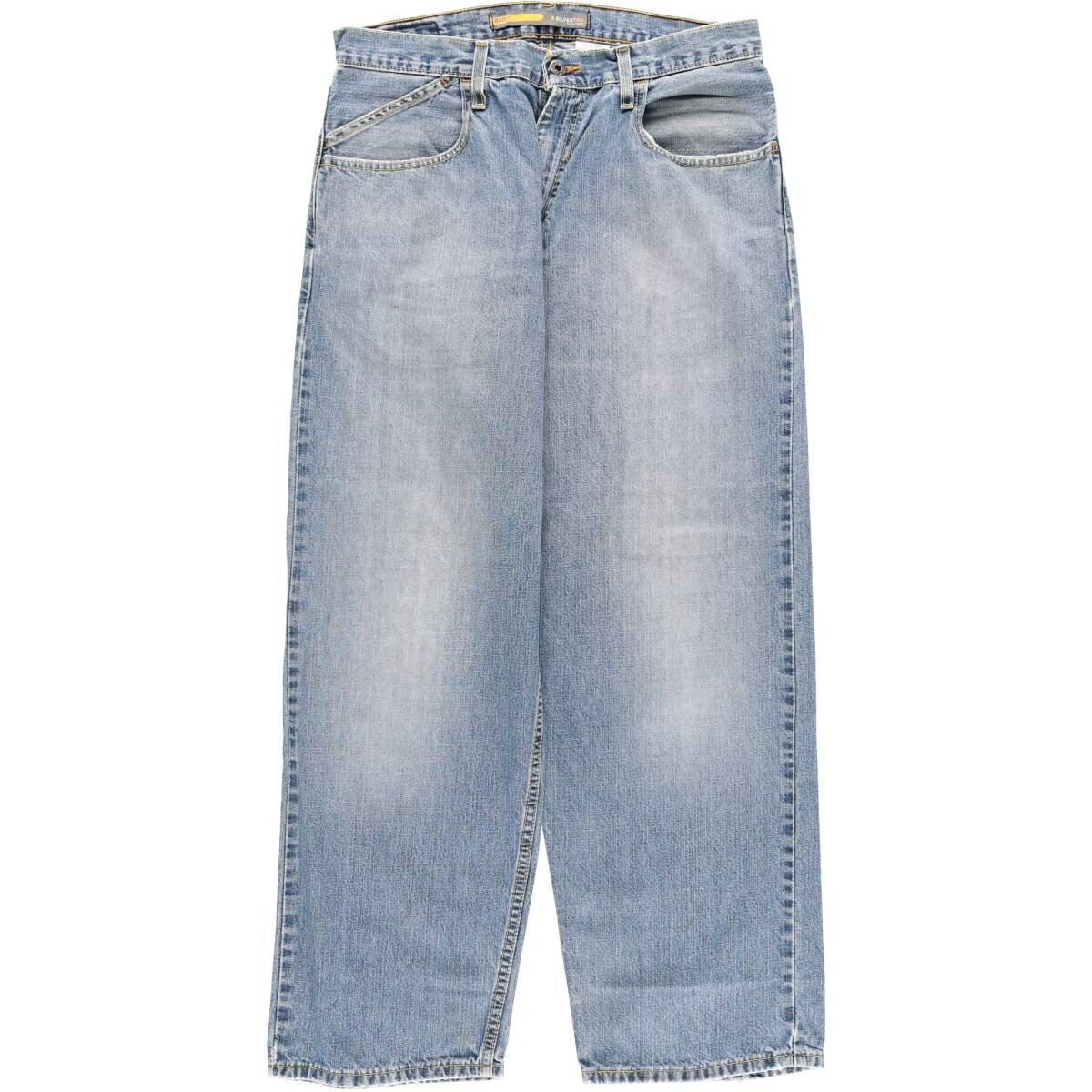 乐天商城 - 古着 00'S リーバイス Levi's SILVER TAB シルバータブ BAGGY バギー テーパードデニムパンツ メンズw33相当 /evb032991 【中古】 【260119】 ブルー系 春夏秋冬
