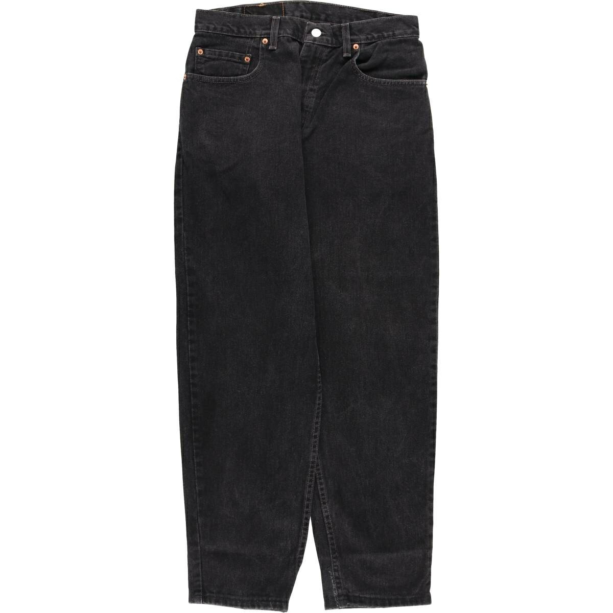 樂天商城 - 古着 00'S リーバイス Levi's 560 LOOSE FIT TAPERED LEG ブラックデニム テーパードデニムパンツ USA製 メンズw31相当 /evb033105 【中古】 【260118】 ブラック系 春夏秋冬