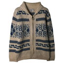 古着 70'S ペンドルトン PENDLETON HIGH GRADE WESTERN WEAR 総柄 カウチンセーター メンズM相当 ヴィンテージ /evb0...