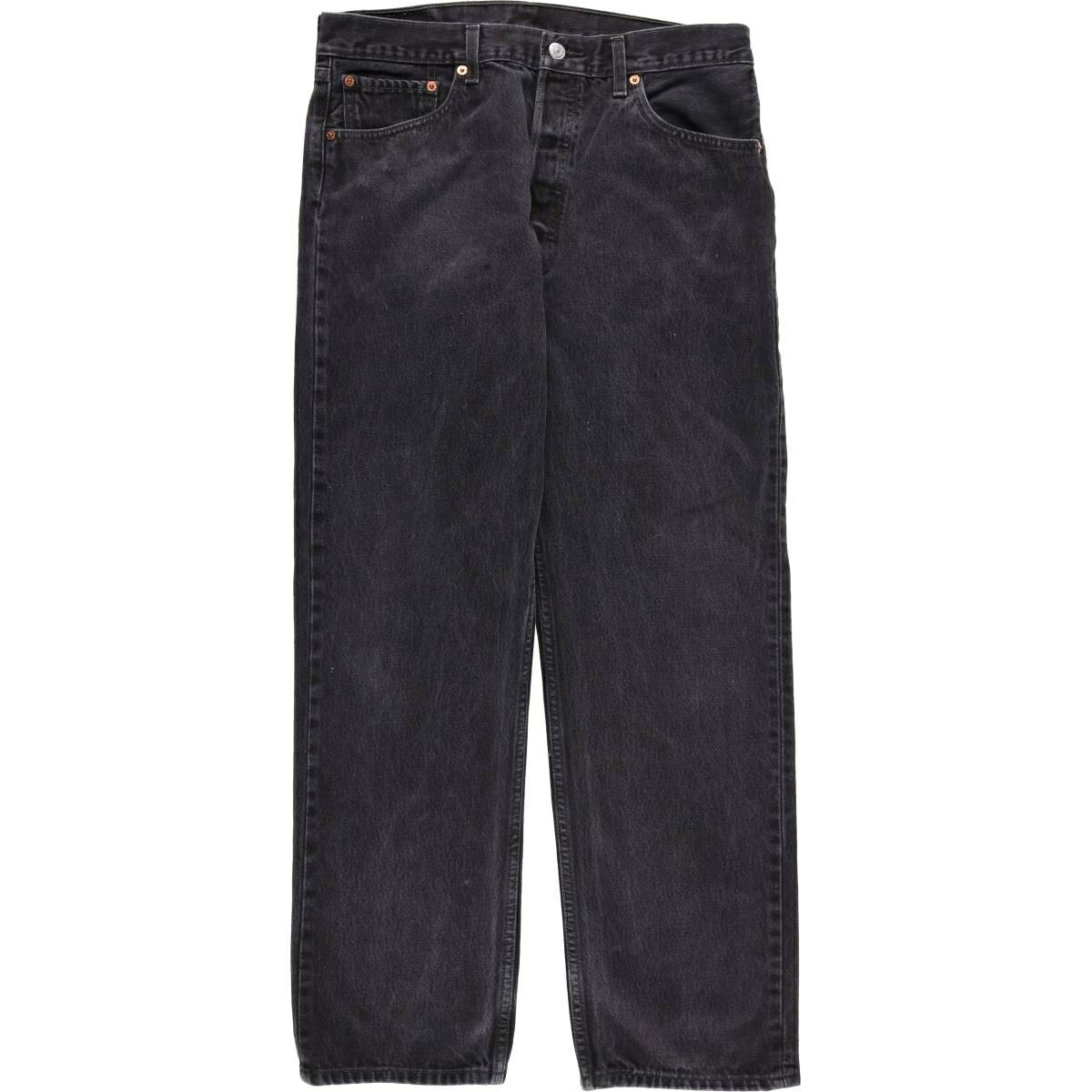 古着 00'S リーバイス Levi's 501-0660 ブラックデニム ストレートデニムパンツ メンズw33相当 /evb033150 【中古】 【260216】 ブラック系 春夏秋冬