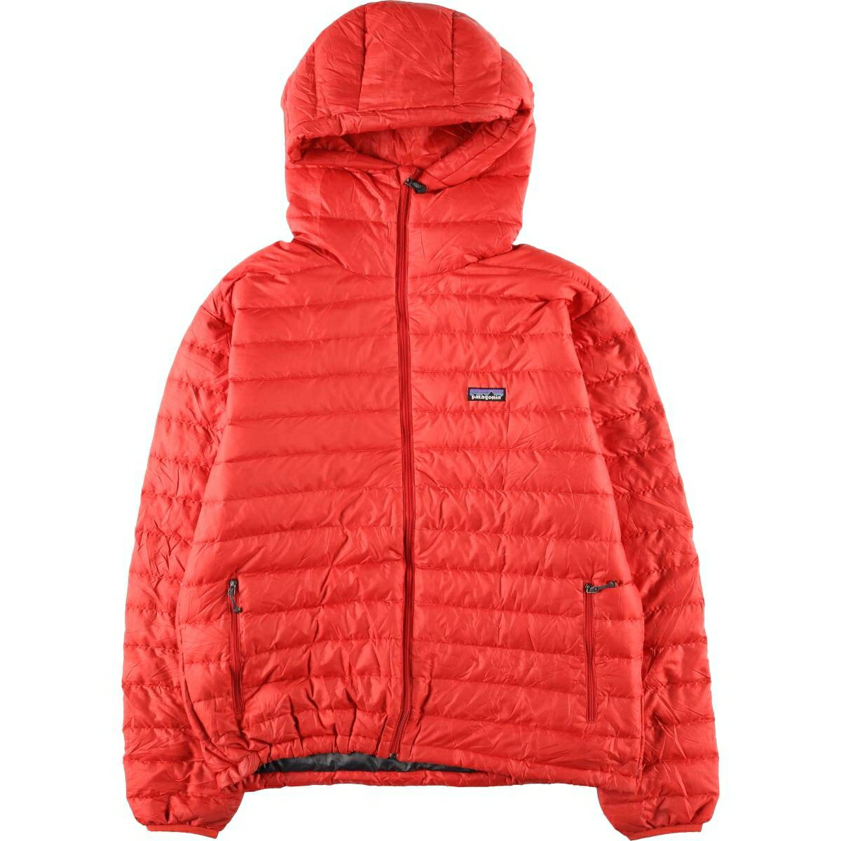 古着 パタゴニア Patagonia ダウンセーターフルジップフーディー 84700FA12 リップ ...