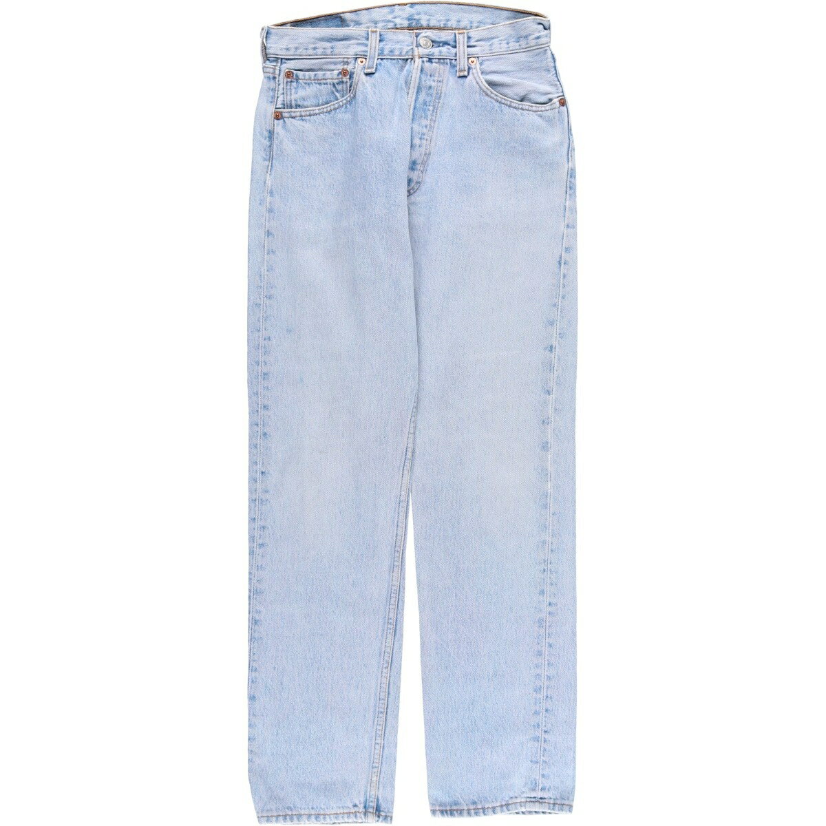 樂天商城 - 古着 90'S リーバイス Levi's 6501-0193 ストレートデニムパンツ USA製 レディースL(w27)相当 ヴィンテージ /evb033282 【中古】 【260208】 【Elulu/エルル】 ブルー系 春夏秋冬