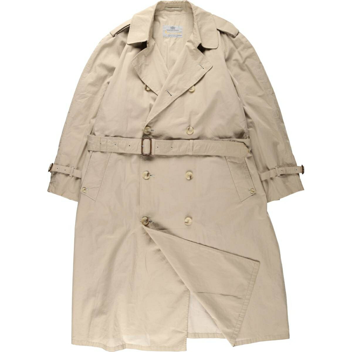 Rakuten - 古着 アクアスキュータム Aquascutum トレンチコート 英国製 メンズXL相当 ヴィンテージ /evb033358 【中古】 【260206】 【DL2603-BS】 ベージュ系 春秋冬