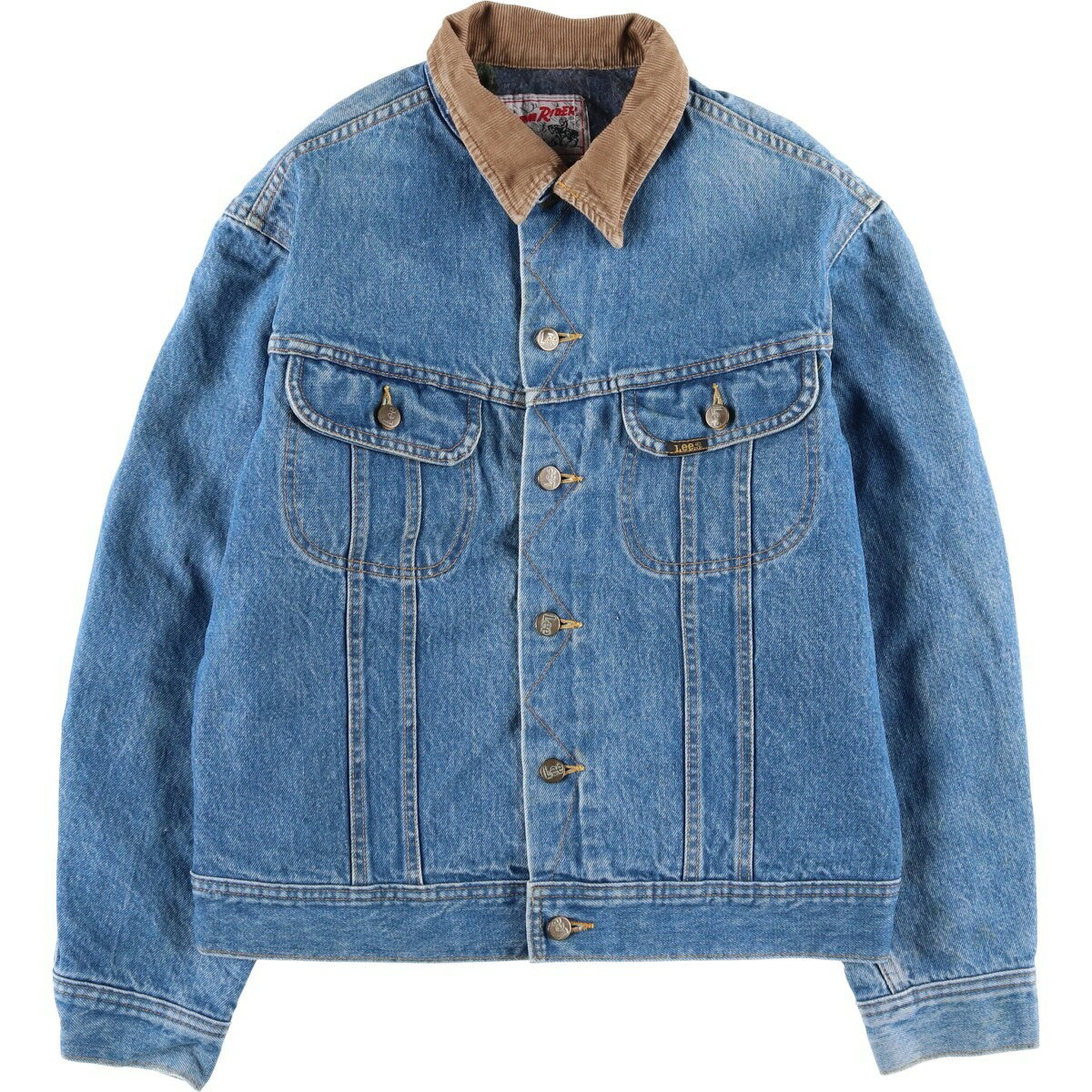 古着 70~80'S リー Lee STORM RIDER ストームライダー デニムジャケット Gジャン メンズM相当 ヴィンテージ /evb033384 【中古】 【260123】