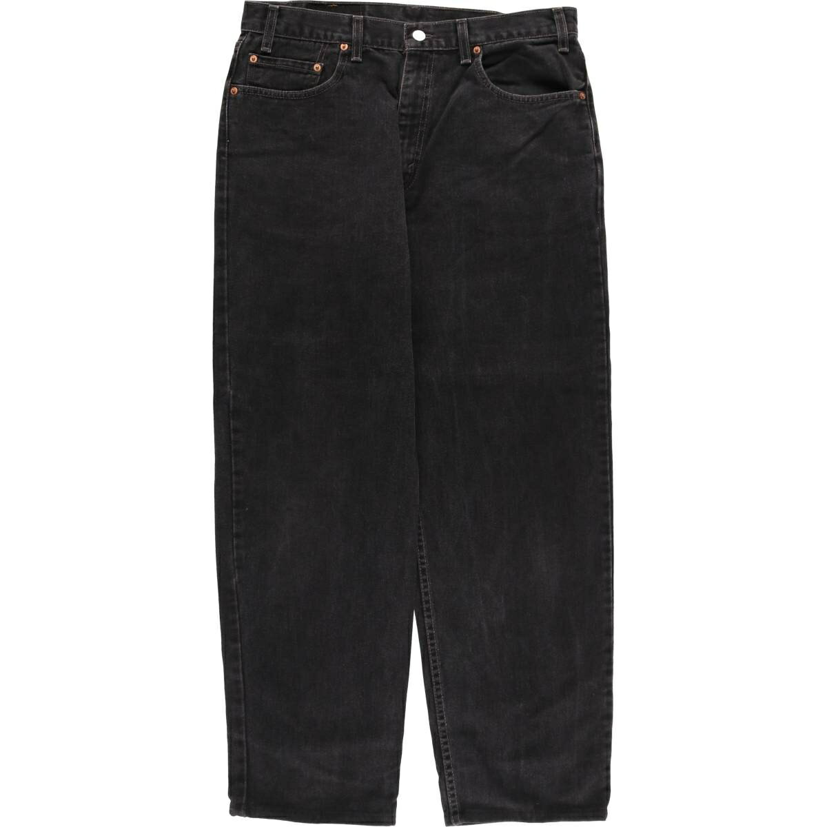 樂天商城 - 古着 00'S リーバイス Levi's 00550-0260 ブラックデニム テーパードデニムパンツ USA製 メンズw35相当 /evb033388 【中古】 【260120】 ブラック系 春夏秋冬