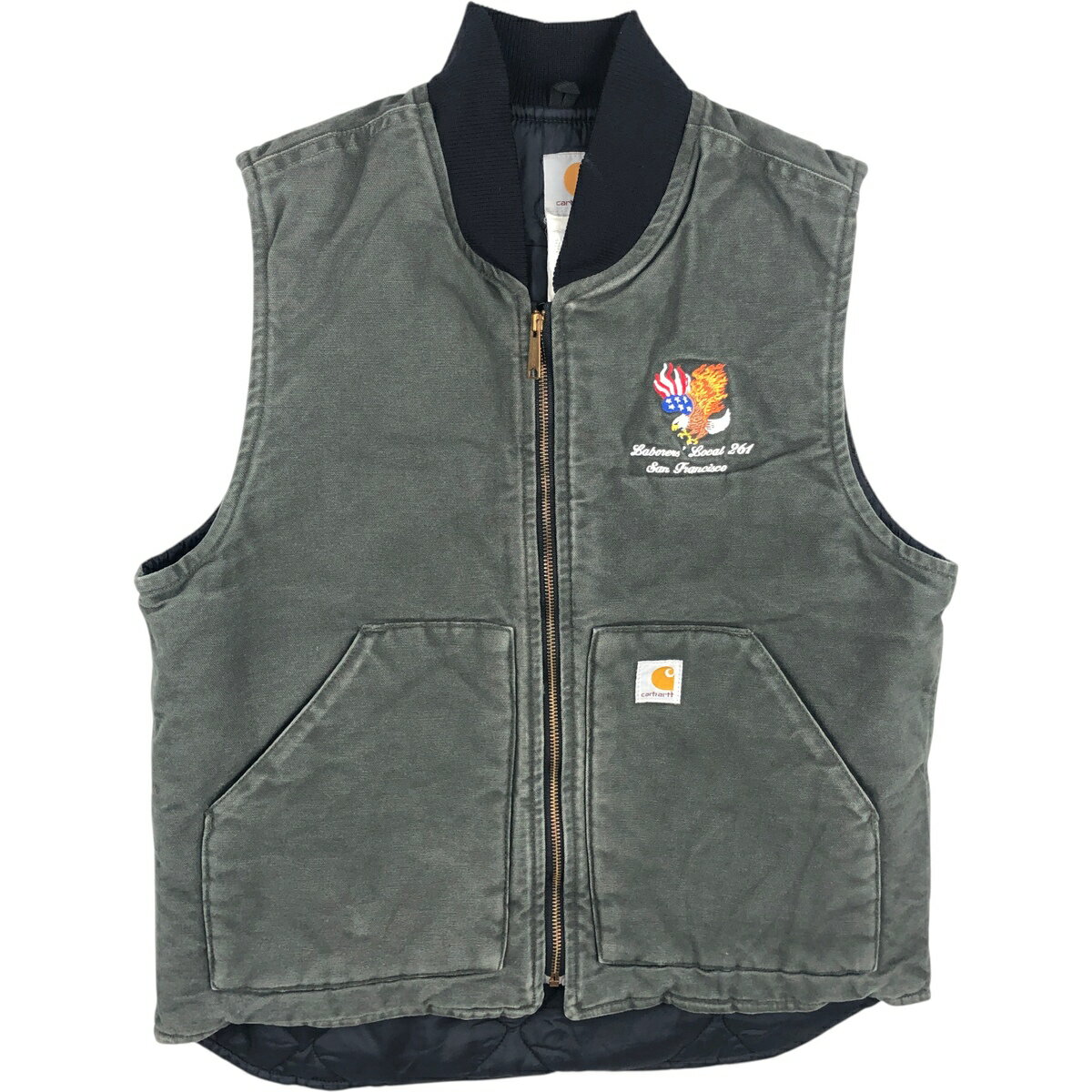 楽天市場】CARHARTT（カラーグレー）（ベスト・ジレ｜トップス