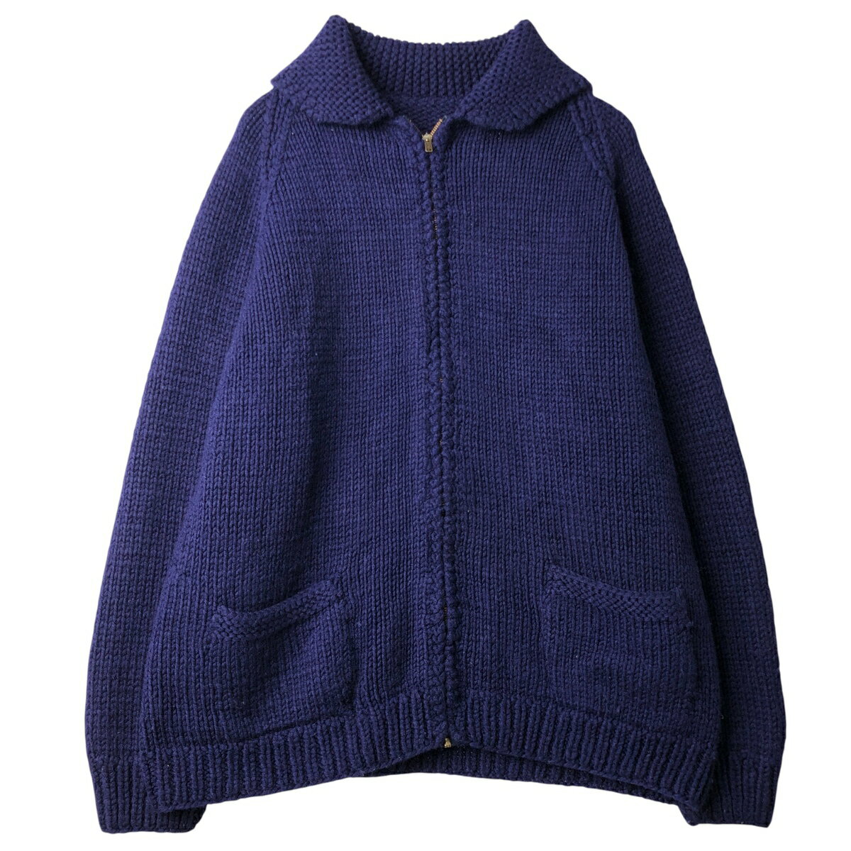 古着 60~70'S トナカイ柄 カウチンセーター メンズL相当 ヴィンテージ /evb033552 【中古】 【260215】