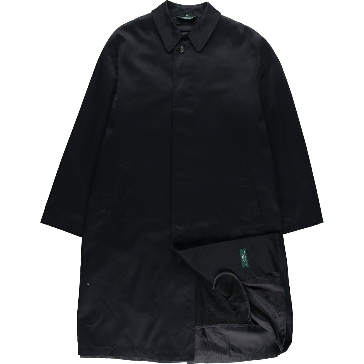 未使用　ポロ ラルフローレン　中綿　ステンカラーコート　比翼　XXL　ネイビー ポロラルフローレン POLO RALPH LAUREN 中綿比翼ステンカラーコート