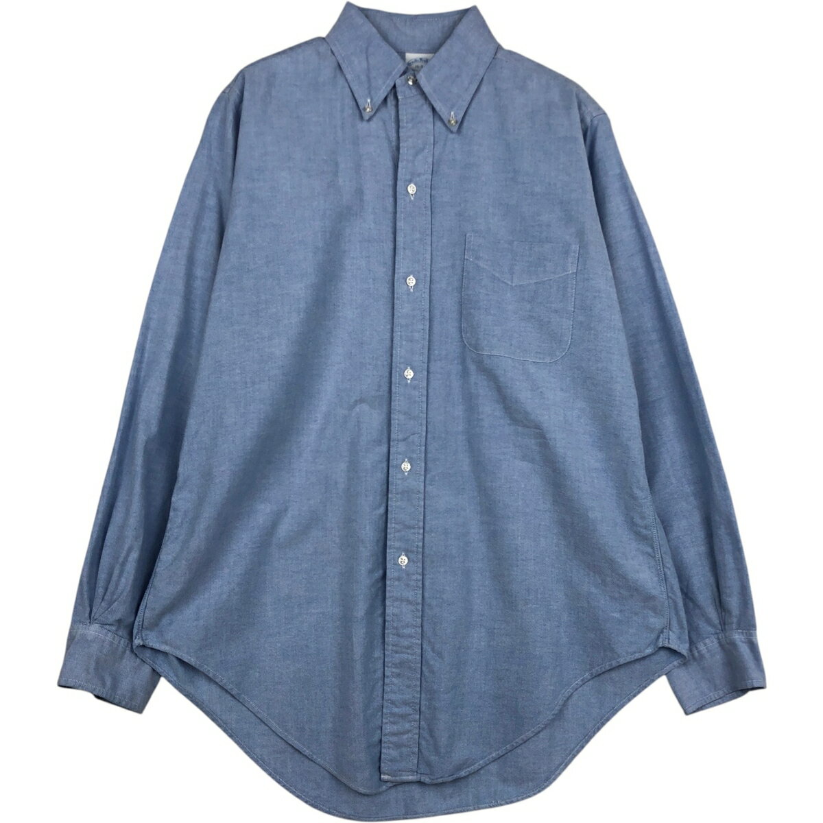 樂天商城 - 古着 ブルックスブラザーズ Brooks Brothers MAKERS 長袖 ボタンダウンシャツ USA製 メンズL相当 ヴィンテージ /evb033623 【中古】 【260304】