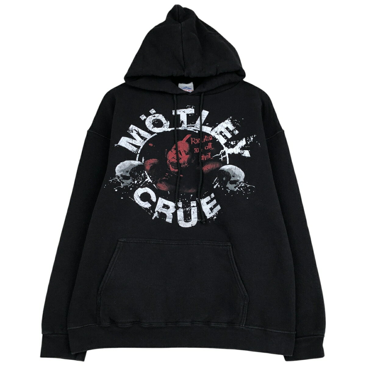 MÖTLEY CRÜE フード付きスウェット黒 Pentagram 2025 Black Hoodie – Motley Crue Store