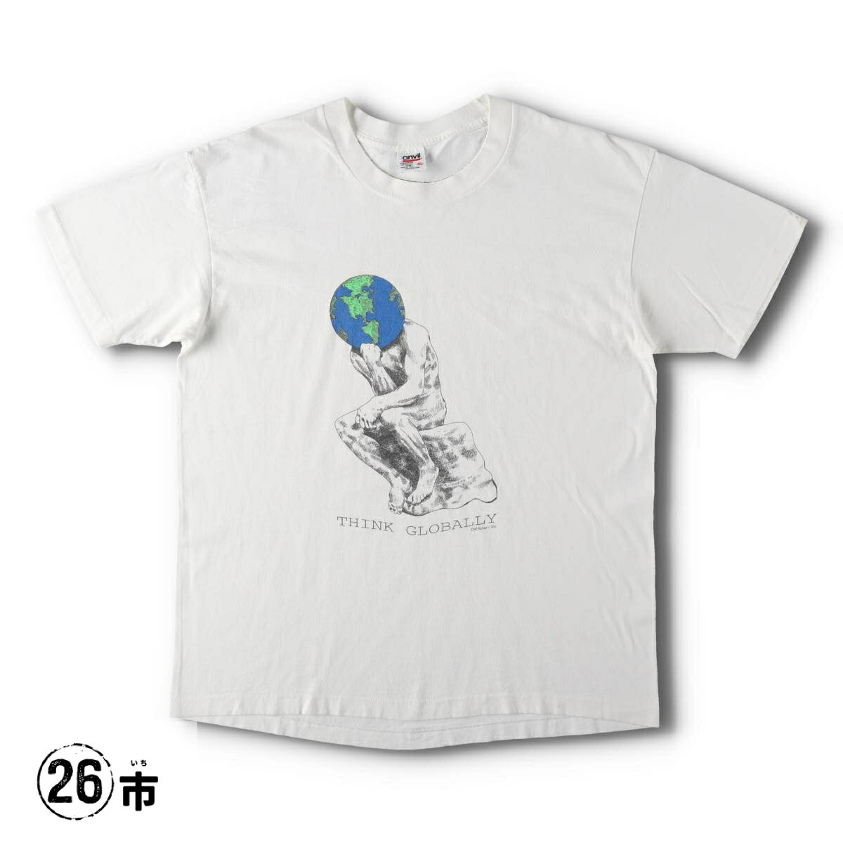 古着 90'S アンビル Anvil パロディ プリントTシャツ USA製 メンズXL相当 /evb034227 【中古】 【260405】 【V2604】