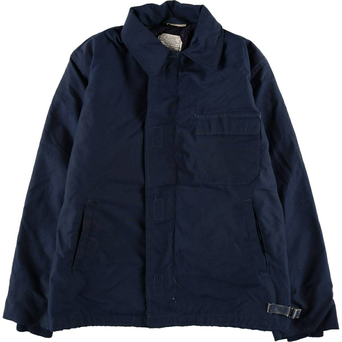 樂天商城 - 古着 90'S 米軍実品 アラミドジャケット ミリタリー デッキジャケット USA製 MEDIUM(38-40) メンズM相当 ヴィンテージ /evb034374 【中古】 【260327】 ネイビー系 春秋冬