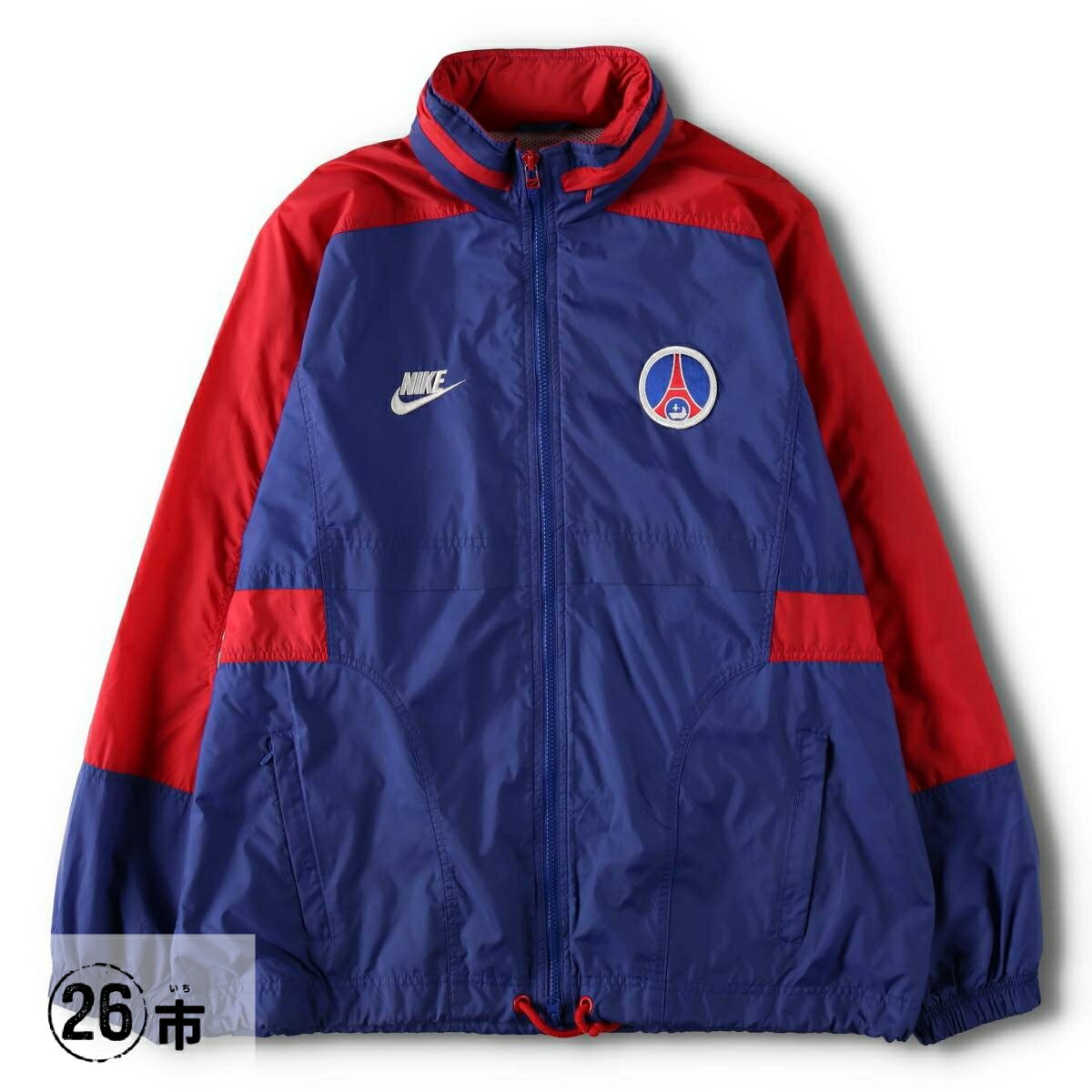 古着 90 039 S ナイキ NIKE PREMIER プレミア LIGUE 1 リーグアン Paris Saint-Germain FC パリサンジェルマンFC ナイロンジャケット メンズM相当 ヴィンテージ /evb034495 【中古】 【260427】 【V2605】