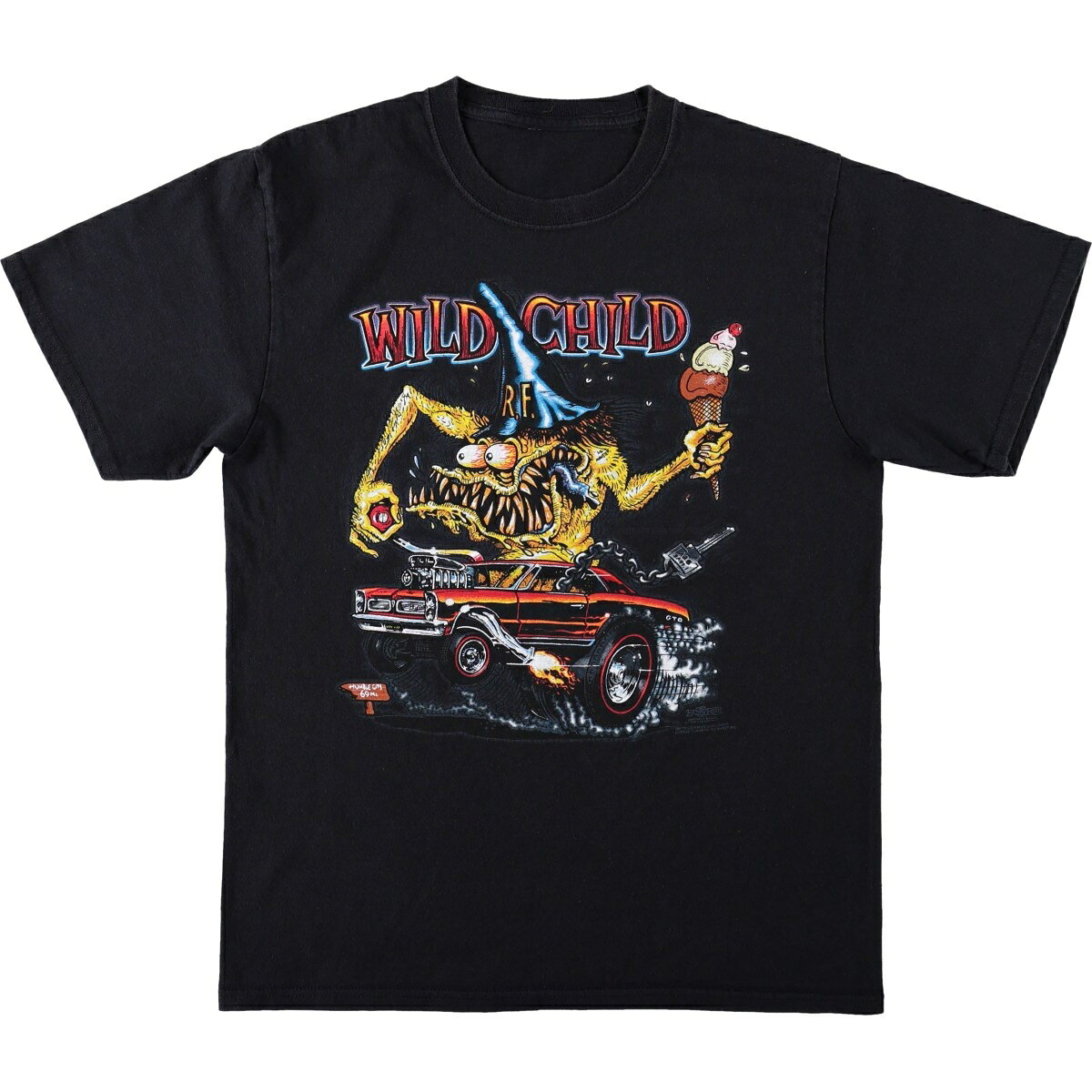 50s' ビンテージHOTRODラットフィンクアイロンプリント転写紙古着バイカー 50s' ビンテージHOTRODラットフィンクアイロンプリント転写紙古着