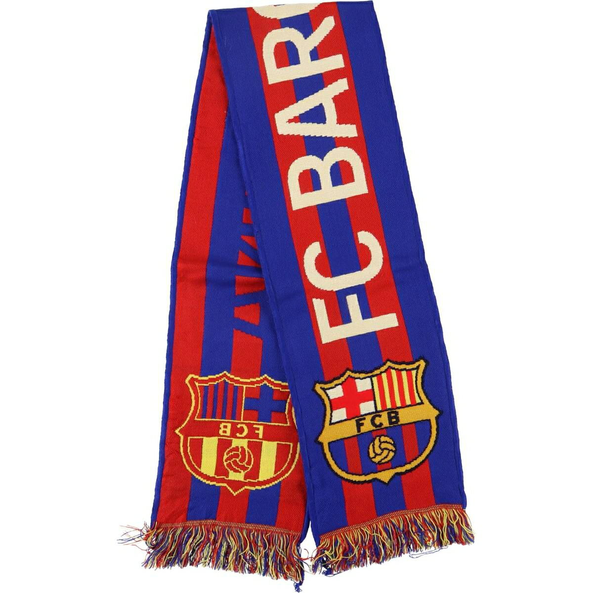 古着 LA LIGA ラ リーガ FC BARCELONA FC バルセロナ サッカー アクリルマフラー /gaa005866 【中古】 【251124】