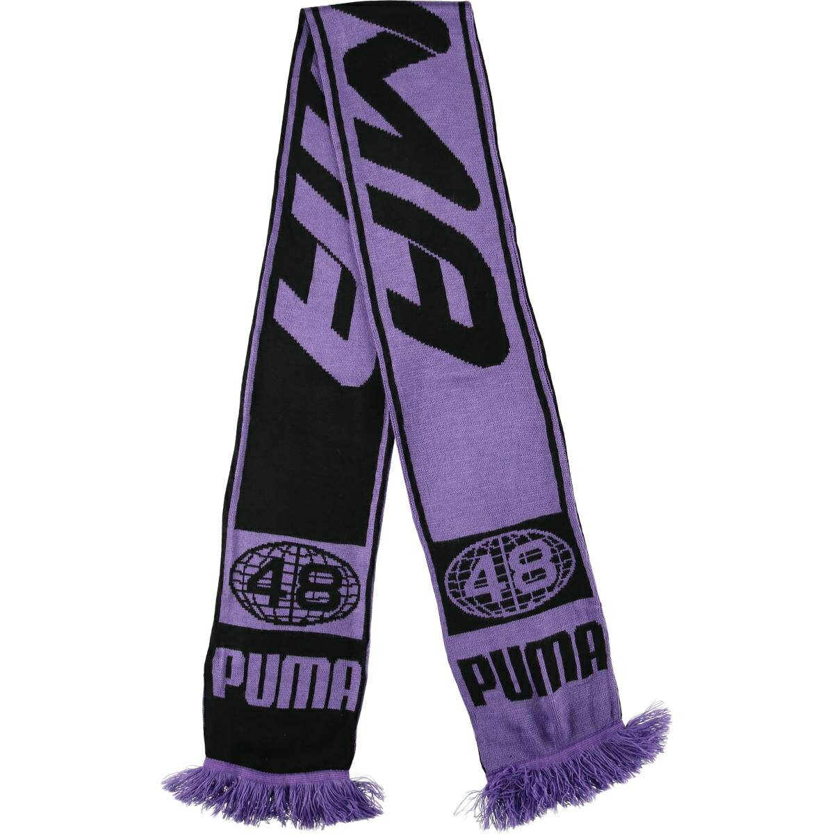 Cashmere - 古着 プーマ PUMA アクリルマフラー /gaa005982 【中古】 【251208】 【CF2512】 【SS2603_30】 パープル系 春夏秋冬