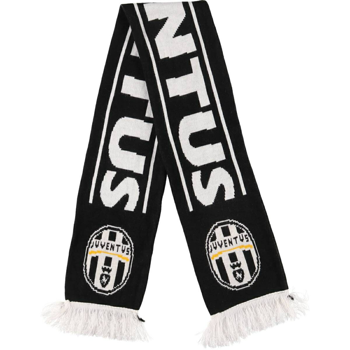 Cashmere - 古着 SERIE A/B セリエA/B JUVENTUS FC ユベントスFC サッカーアクリルマフラー 英国製 /gaa006322 【中古】 【251213】 【CF2512】 【SS2603_30】 ブラック系 春夏秋冬