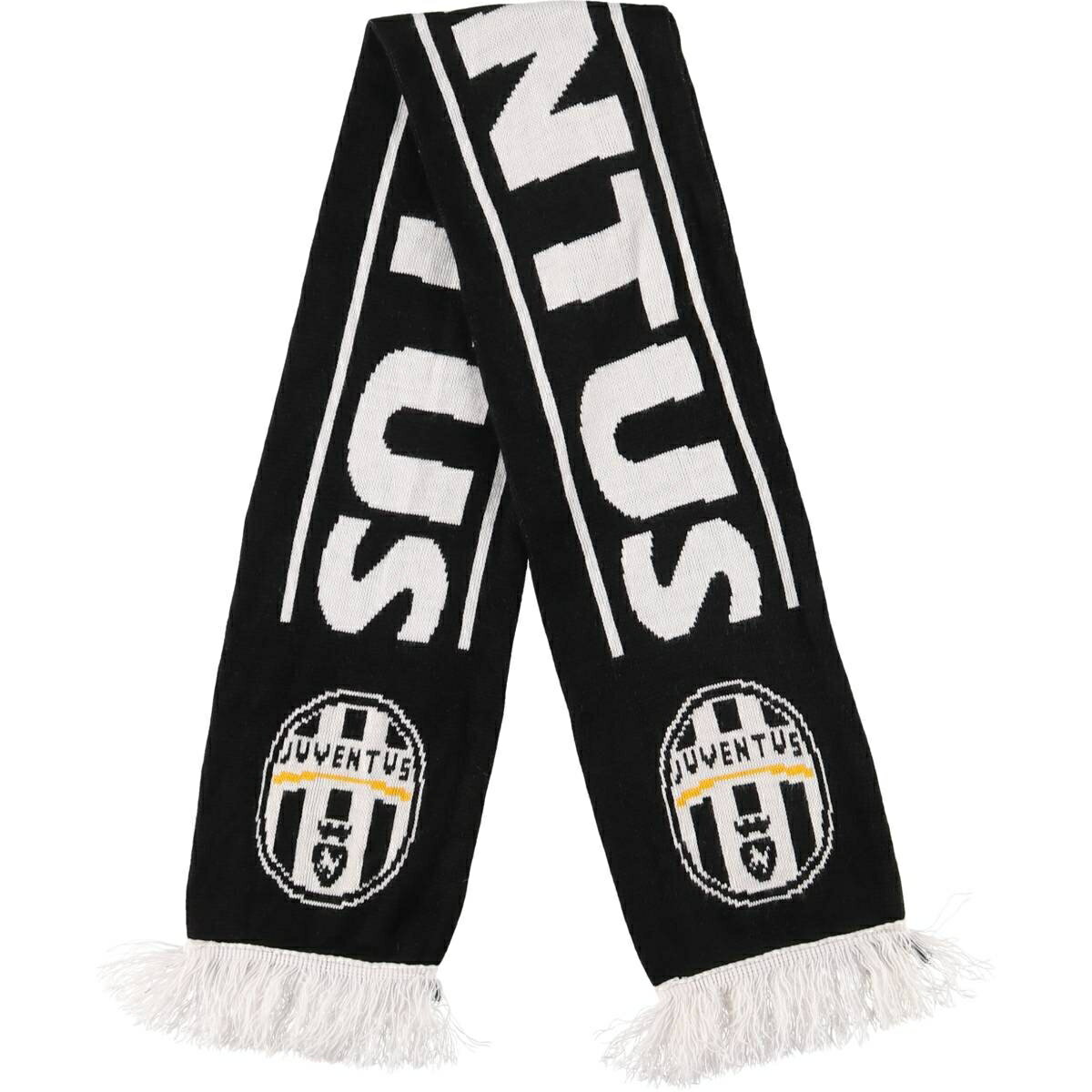 Other - 古着 SERIE A/B セリエA/B JUVENTUS FC ユベントスFC サッカー アクリルマフラー 英国製 /gaa006328 【中古】 【251213】 【CF2512】 【SS2603_30】 ブラック系 春夏秋冬