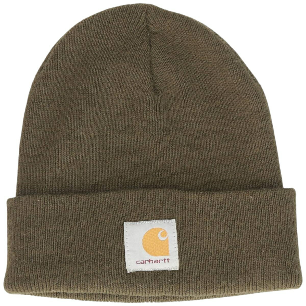 Cap, Hat - 古着 カーハート Carhartt ニット帽 ビーニー USA製 フリーサイズ相当 /gaa006385 【中古】 【251221】 【CF2512】 【SS2603_10】 カーキ系 春夏秋冬