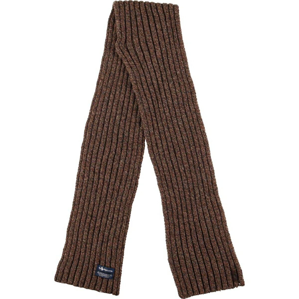 樂天商城 - 古着 ラルフローレン Ralph Lauren Polo Ralph Lauren ウールマフラー /gaa006660 【中古】 【251229】 【SS2603_10】 ブラウン系 春夏秋冬