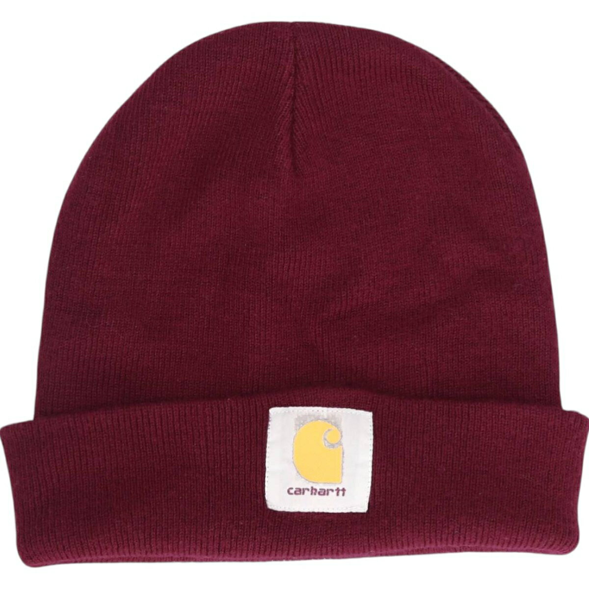 Cap, Hat - 古着 カーハート Carhartt ニット帽 ビーニー フリーサイズ相当 /gaa006707 【中古】 【260208】 レッド系 春夏秋冬