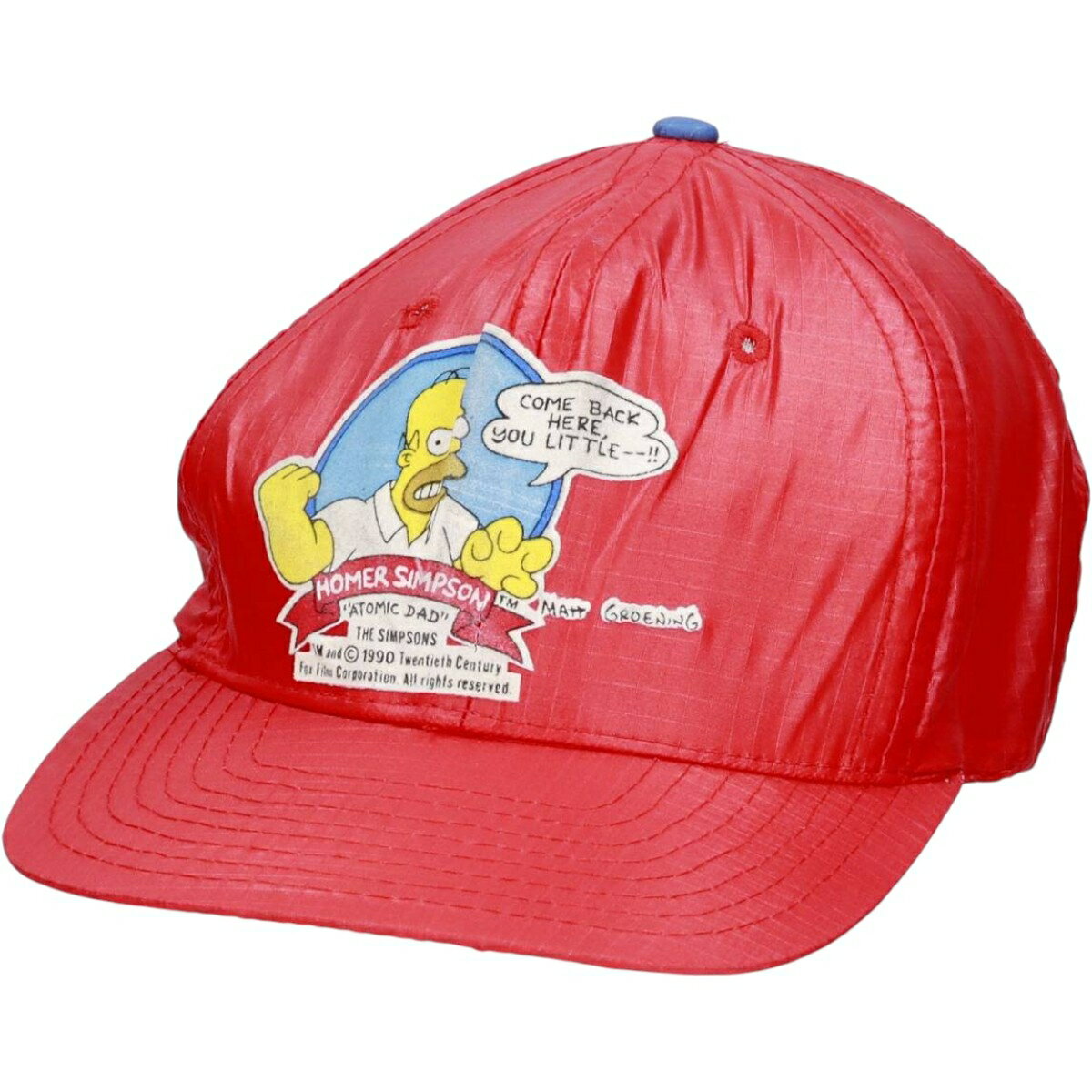 樂天商城 - 古着 90'S UNIVERSAL THE SIMPSONS シンプソンズ リップストップ ベースボールキャップ 6パネルキャップ フリーサイズ相当 ヴィンテージ /gaa007218 【中古】 【260523】