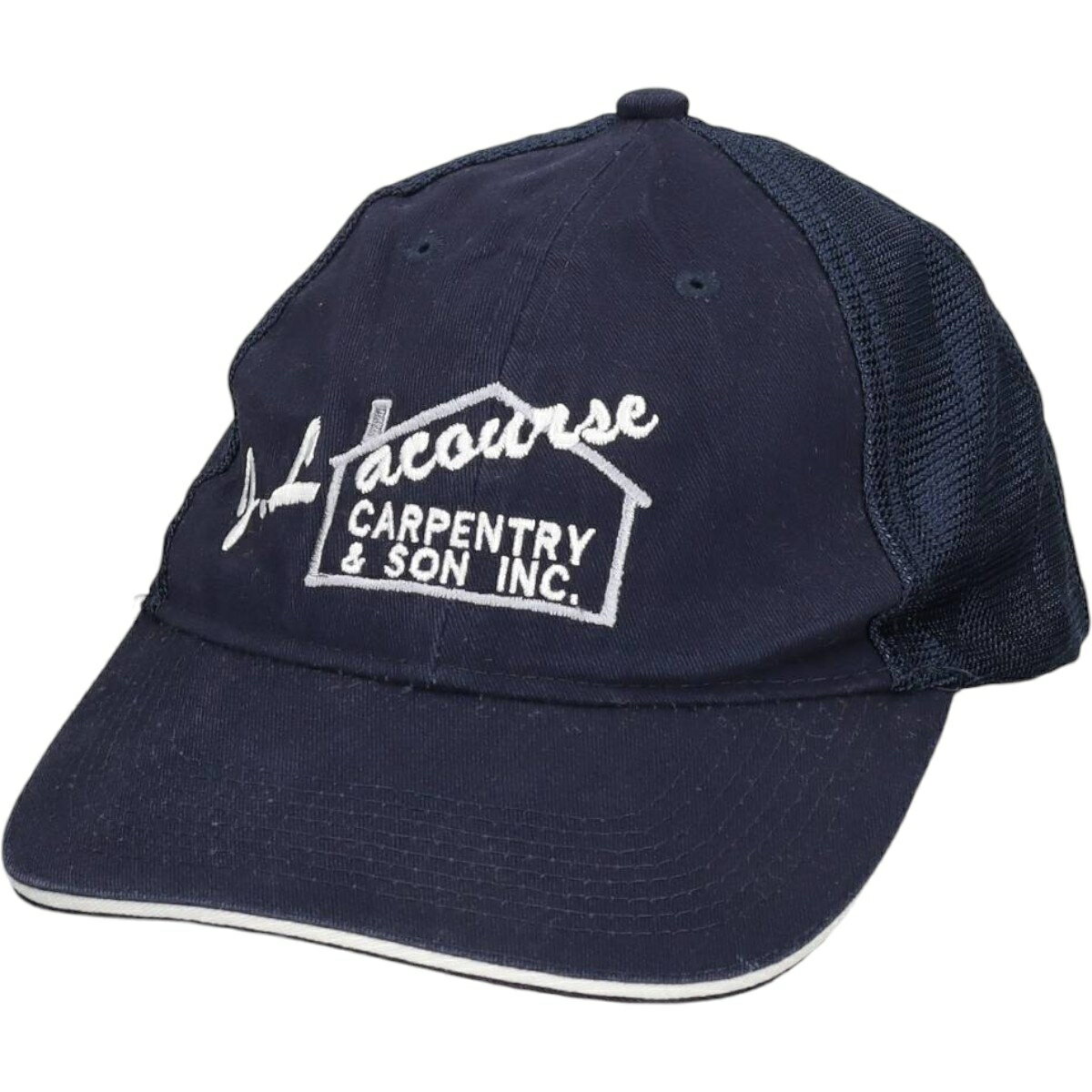 古着 FERSTEN WORLDWIDE J.Lacourse CARPENTRY&SON INC TARION アドバタイジング メッシュキャップ フリーサイズ相当 /gaa007302  
