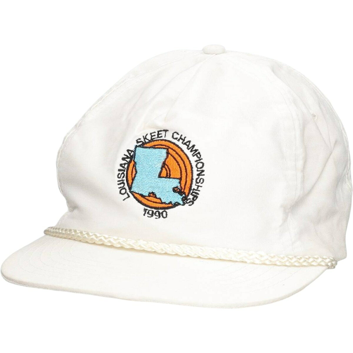 古着 90'S Designer Award Headwear Louisiana State Skeet Championship ベースボールキャップ フリーサイズ相当 スナップバック ヴィンテージ /gaa008050  