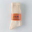 JAM オリジナルソックス ロング 生成り 2足セット 25-27cm【01】【2321】 /jae000039 【240720】