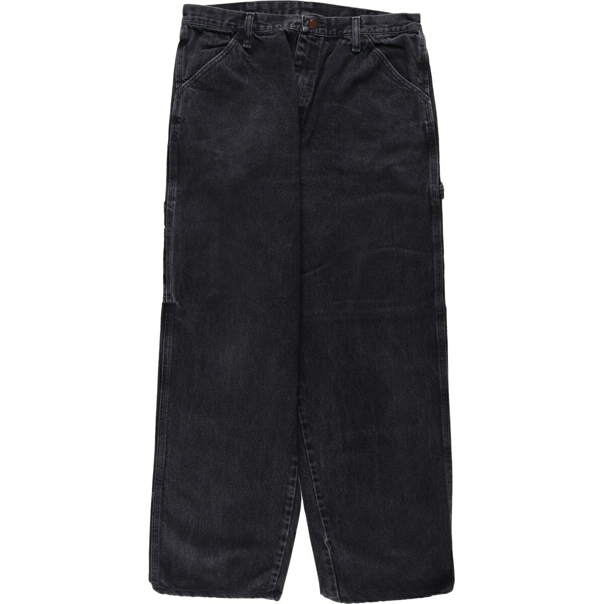古着 ラスラー RUSTLER ブラックデニムペインターパンツ メンズw34相当 /rab181044   ブラック系 春夏秋冬