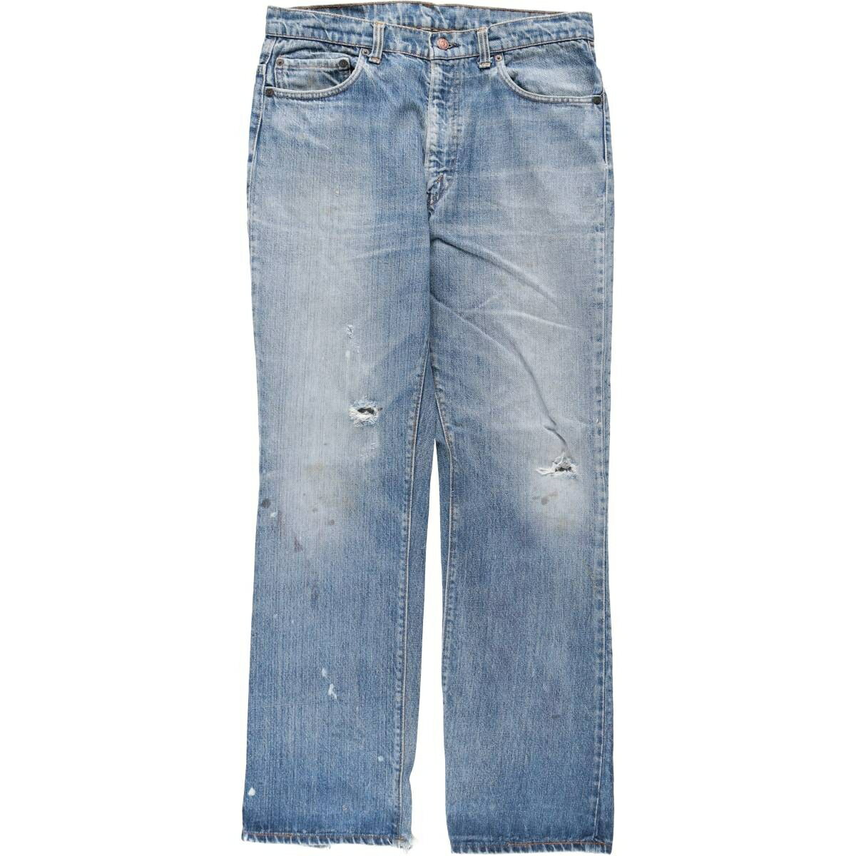 樂天商城 - 古着 80'S リーバイス Levi's 517-0217 ブーツカットデニムパンツ USA製 メンズw35相当 ヴィンテージ /rab182038 【中古】 【260529】 【DC2605】 ブルー系 春夏秋冬