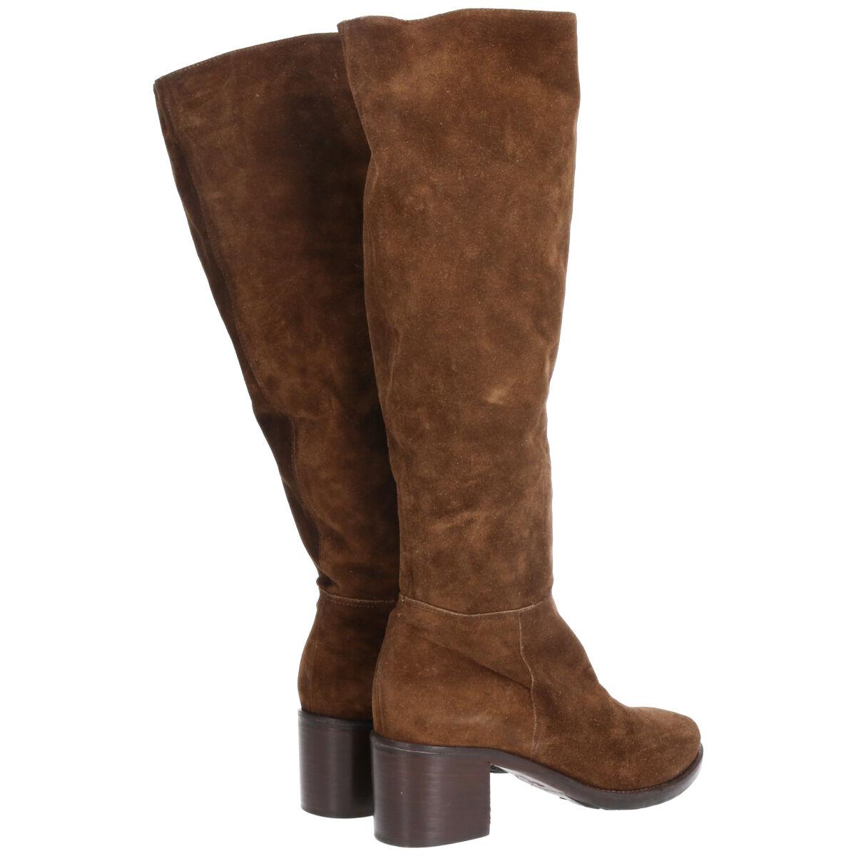 0 古着 SAX ロングブーツ イタリア製 37 レディース23.5cm /saa007236 【211231】【SS2206】