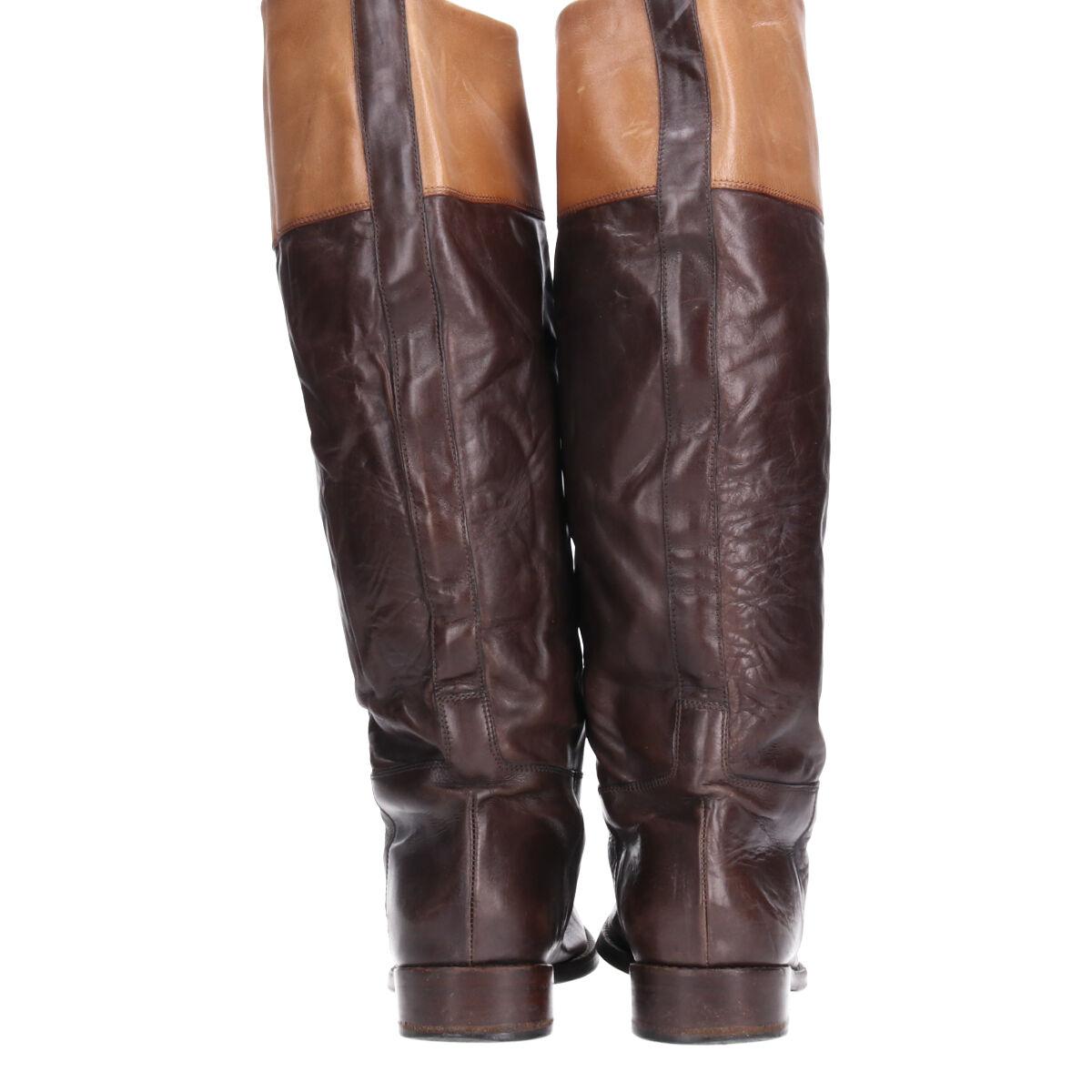 0 古着 ロングブーツ イタリア製 37 レディース23.5cm /saa007271 【211231】【SS2206】