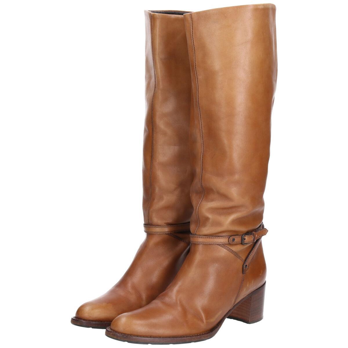 0 古着 FRANCOMARTINI ロングブーツ イタリア製 37 レディース23.5cm /saa007274 【211231】