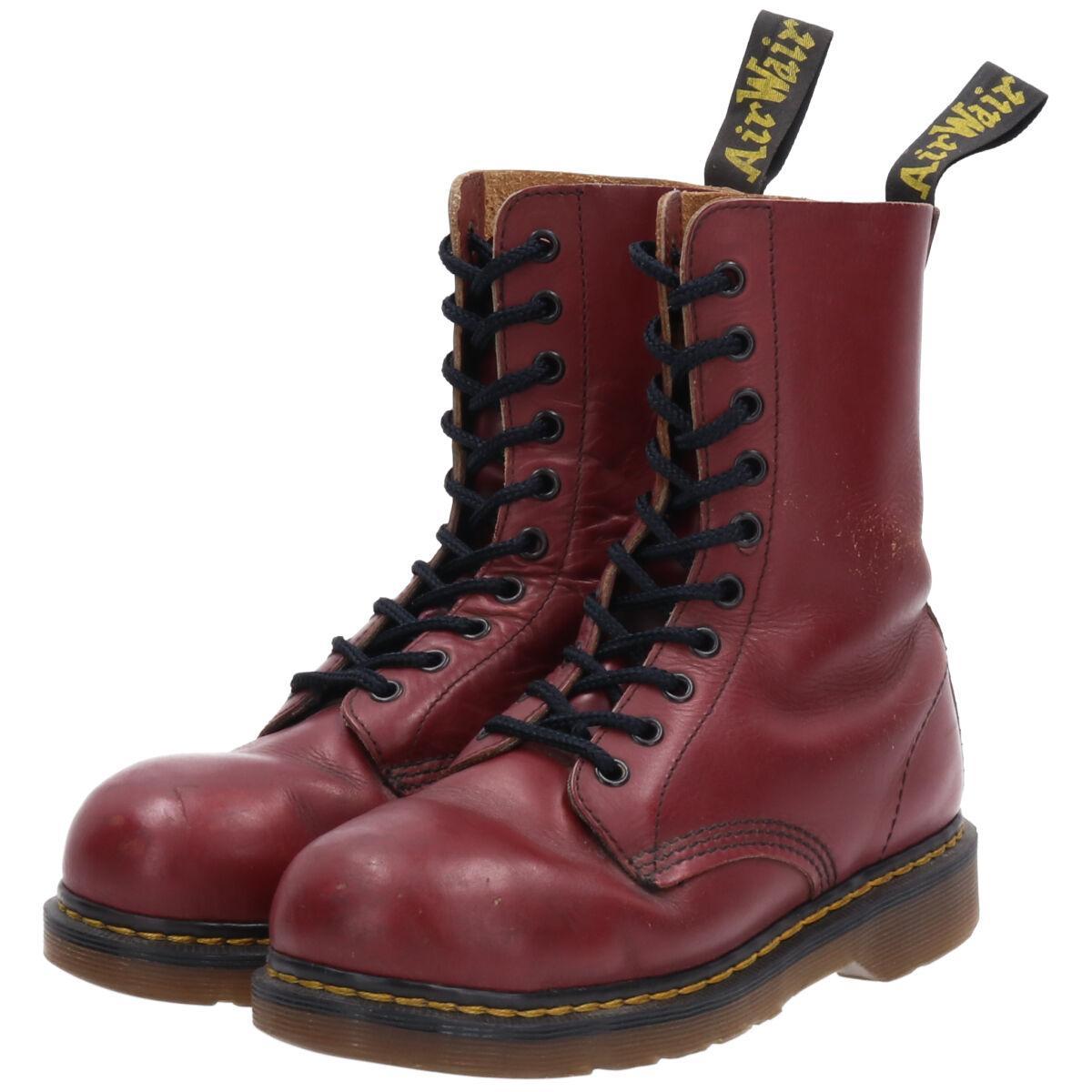 古着 ドクターマーチン Dr.Martens 10ホールブーツ 英国製 UK4.5 レディース22.5cm /saa008782 【中古】 【230414】【エルル】 【LP2407】