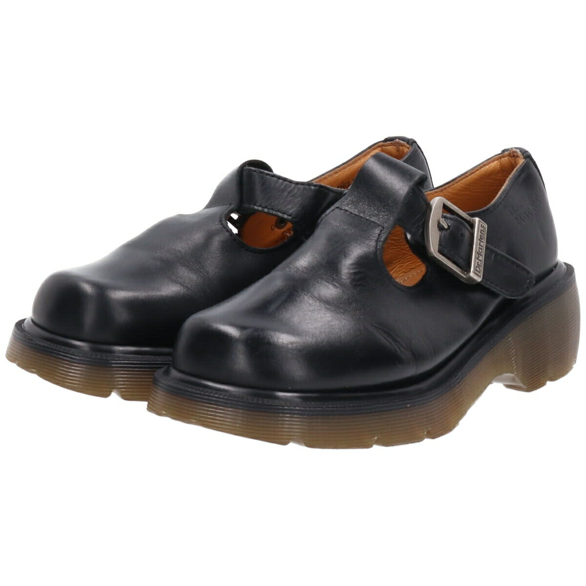 古着 ドクターマーチン Dr.Martens 厚底 ストラップシューズ 英国製 UK3 レディース21.5cm /saa009841 【中古】 【230828】【エルル】