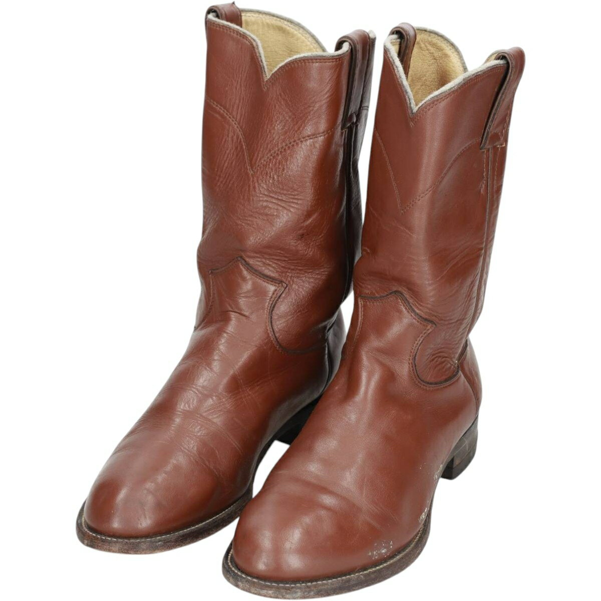 樂天商城 - 古着 ジャスティン JUSTIN ウエスタンブーツ USA製 7 1/2D メンズ25.5cm相当 /saa010227 【中古】 【260615】