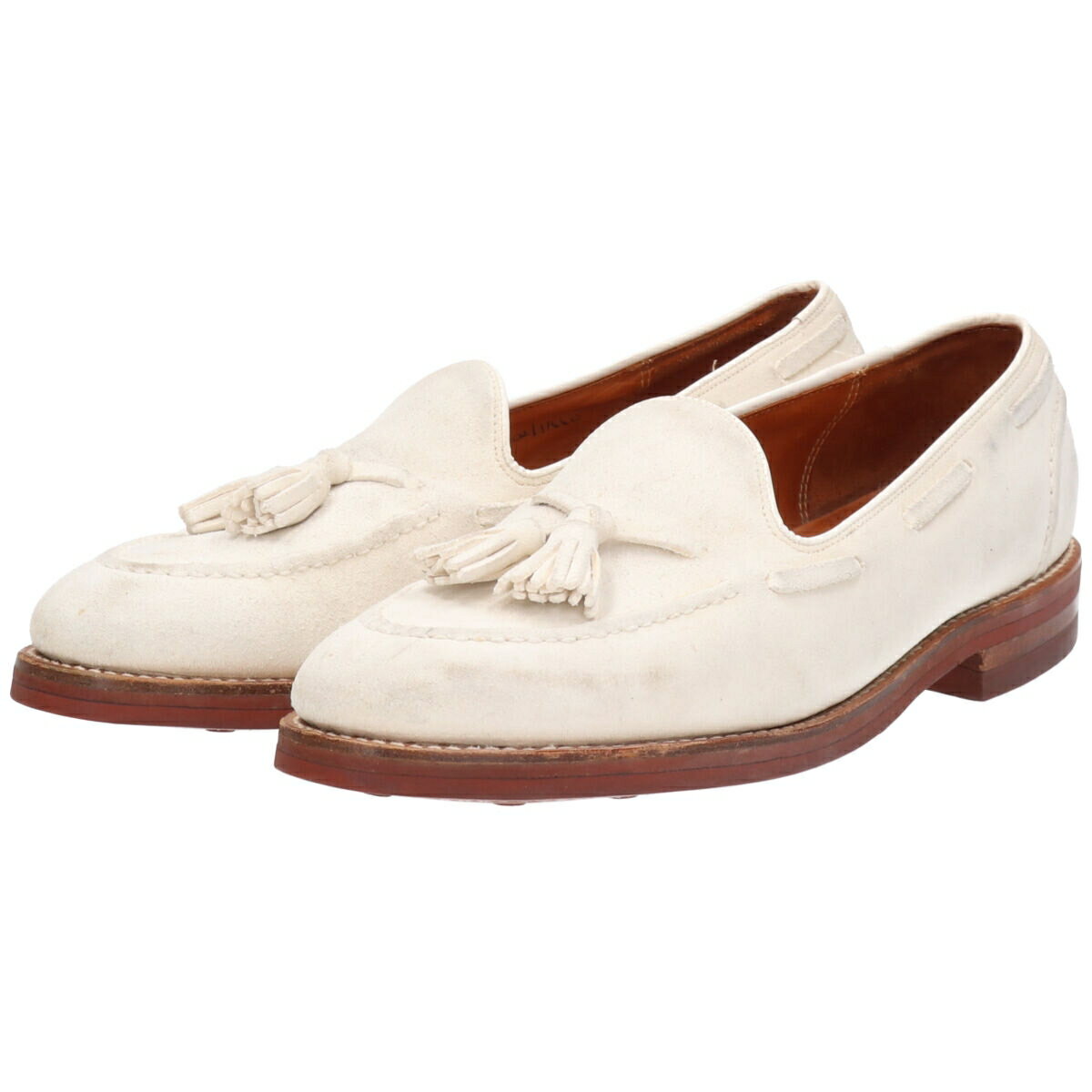 古着 ラルフローレン Ralph Lauren Polo Ralph Lauren スエード タッセルローファー 英国製 9 1/2 D メンズ27.5cm /saa010392 【中古】 【240603】