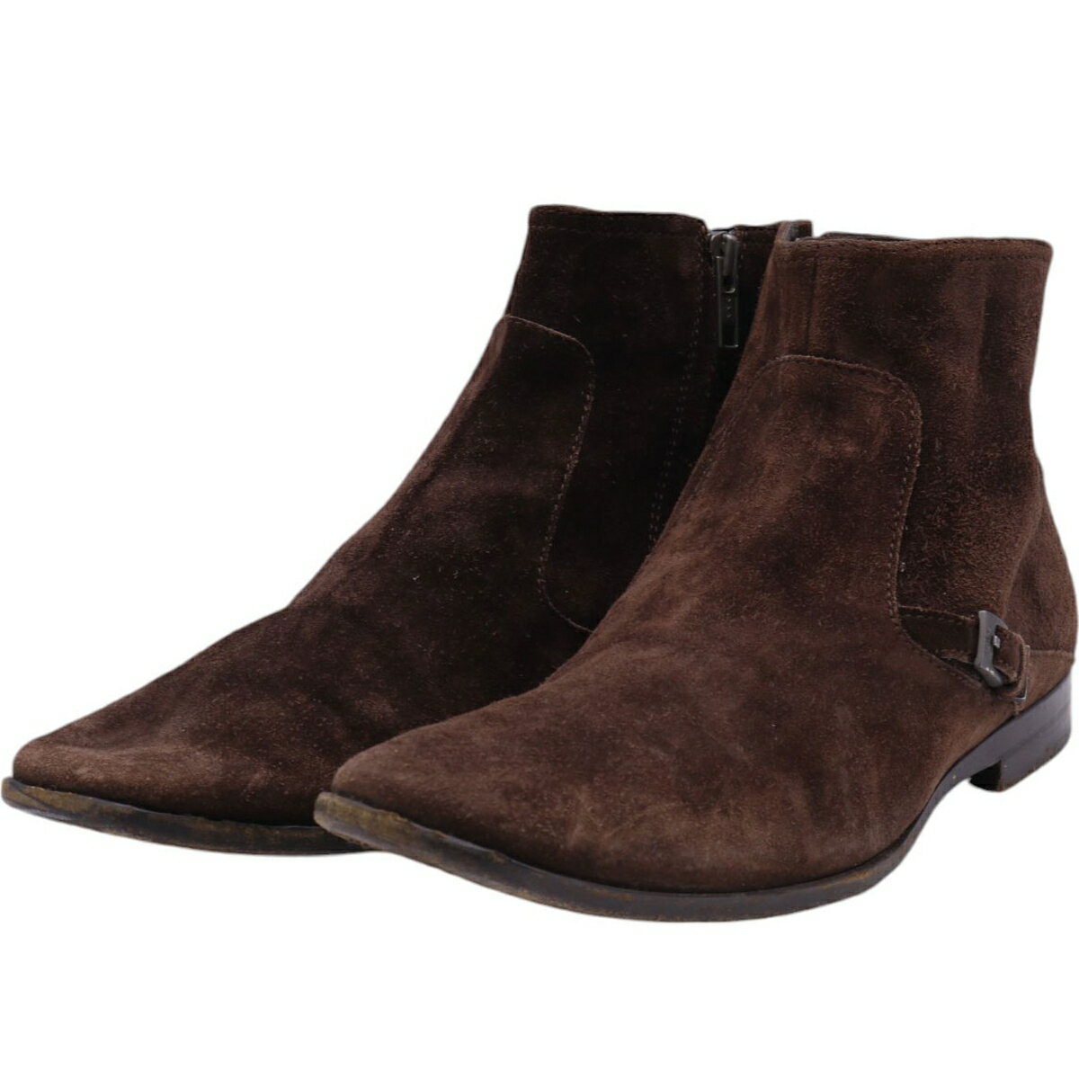 古着 トッズ TODS サイドジップ モンクストラップブーツ イタリア製 7 メンズ26.0cm相当 /saa011567 【中古】 【241011】 【SS2509_30】