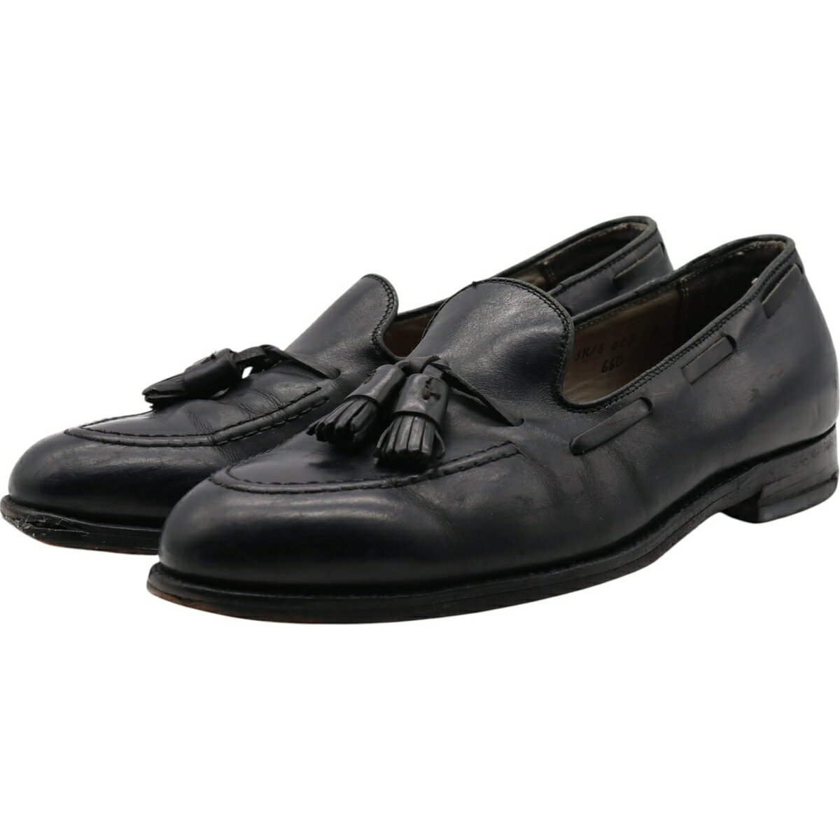 古着 タッセルローファー イタリア製 メンズ27.0cm相当 /saa013395 【中古】 【250711】 【SS2603_30】 ブラック系 春夏秋冬