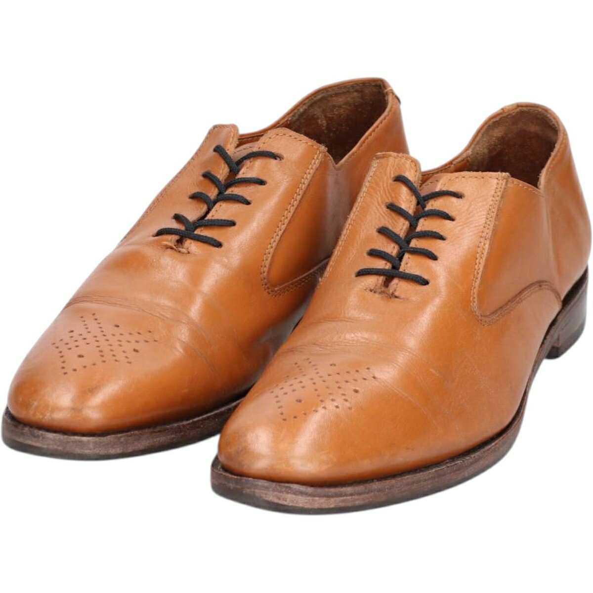 古着 サミュエルウィンザー Samuel Windsor セミブローグ プレーントゥシューズ 英国製 10 メンズ28.5cm相当 /saa013646 【中古】 【250816】 【ss2601_10】