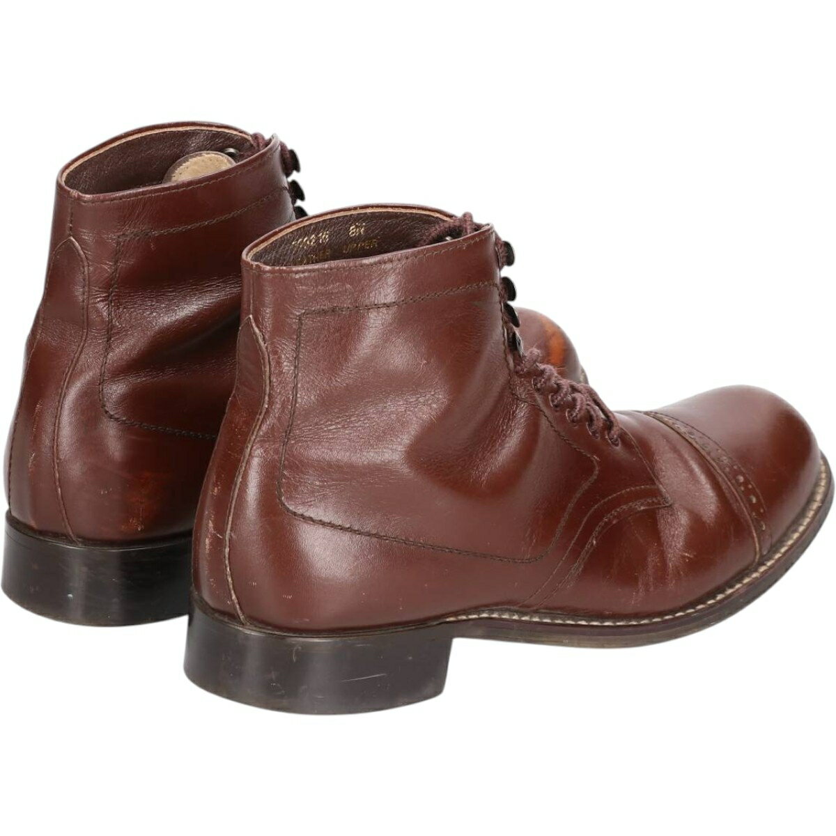 古着 SIR IMPERIAL ストレートチップ ショートブーツ 8 メンズ26.0cm相当 /saa013905 【中古】 【250816】