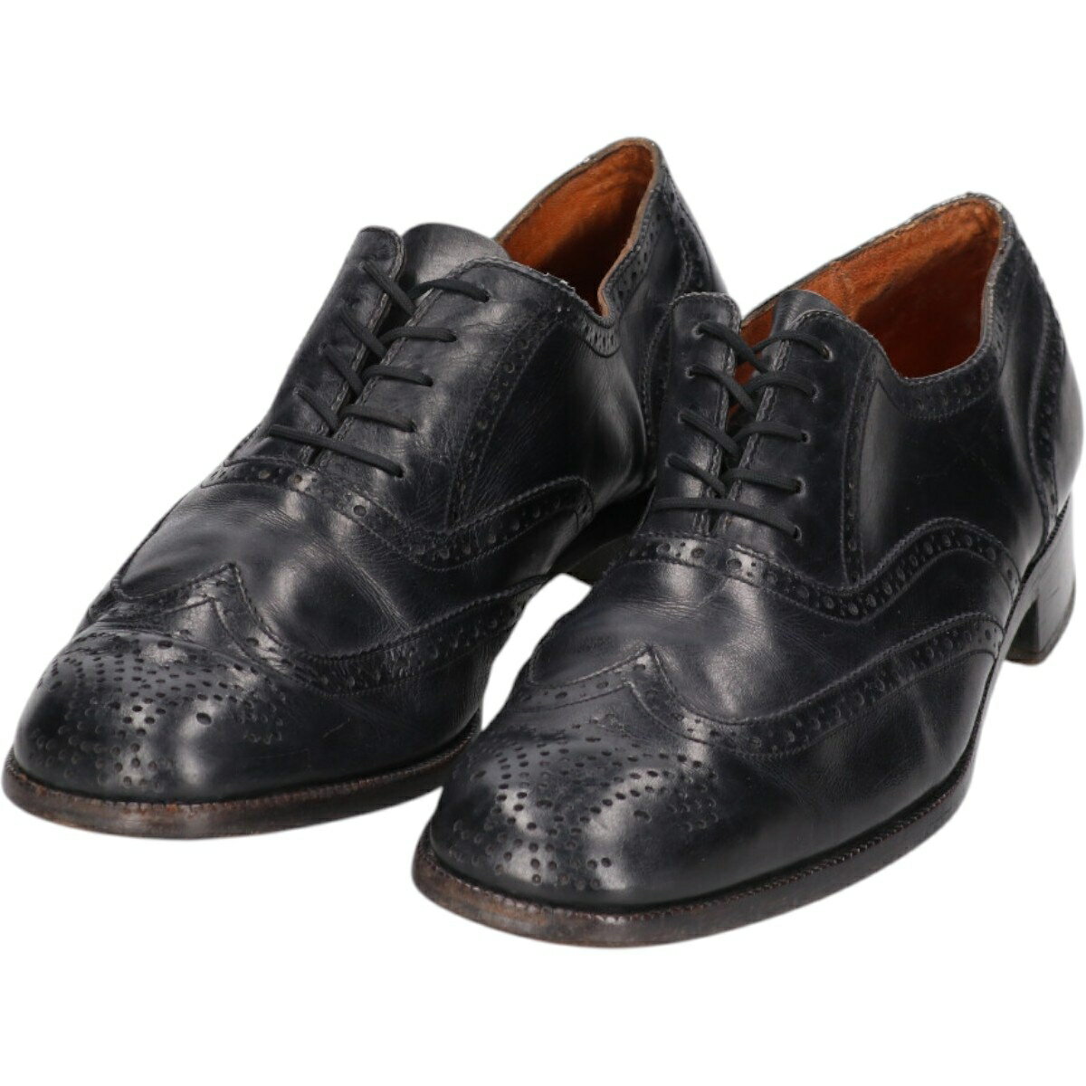 Rakuten - 古着 バリー Bally セミブローグ ウイングチップシューズ 9 1/2E メンズ28.0cm相当 /saa014186 【中古】 【250725】 【SS2603_30】