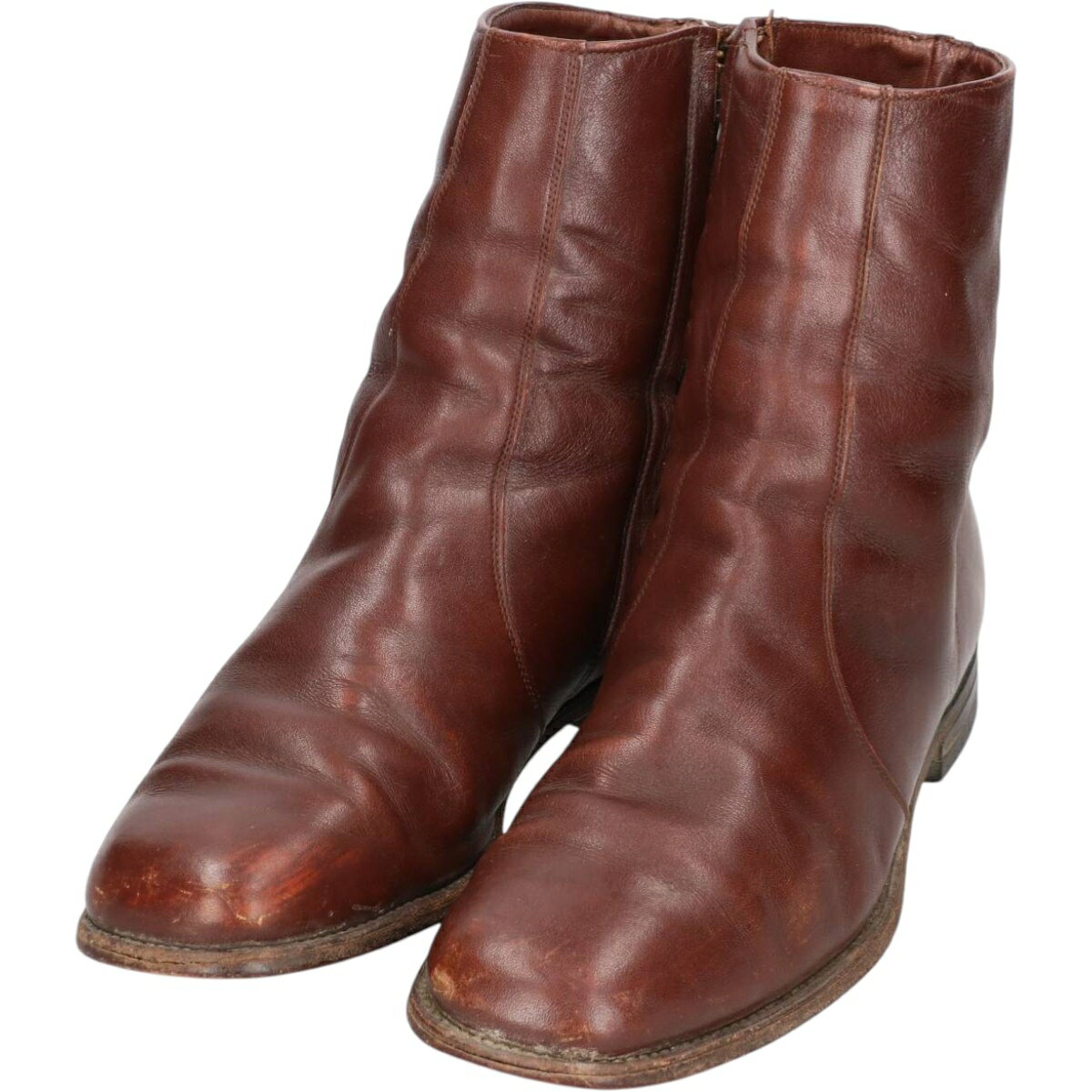 古着 80'S FOOT-SO-PORT サイドジップブーツ USA製 9 D/B メンズ27.0cm相当 ヴィンテージ /saa014803 【中古】 【260301】