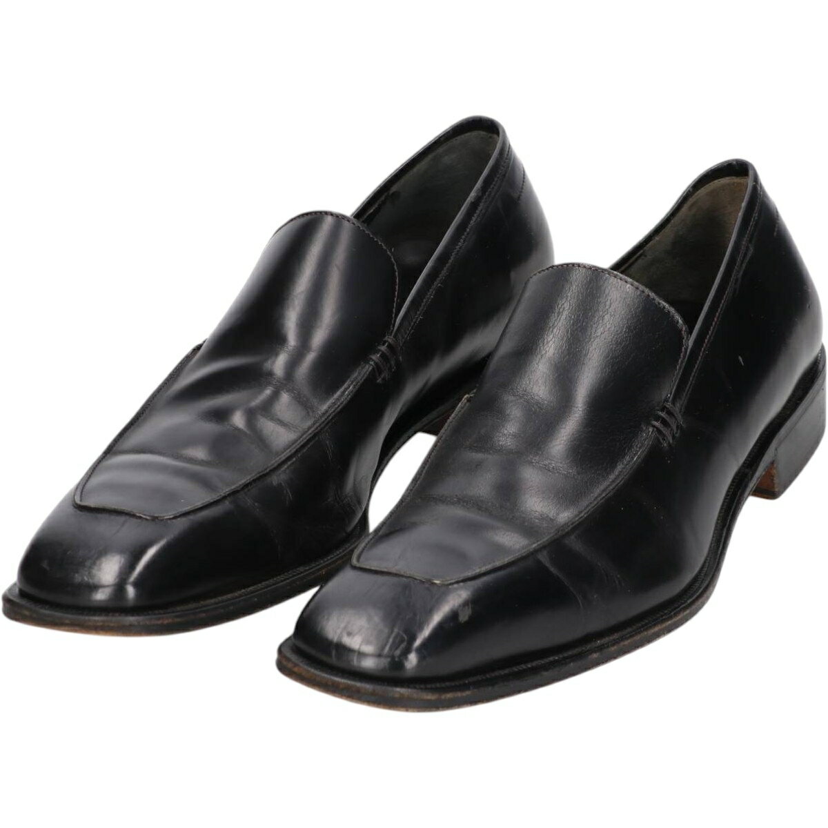樂天商城 - 古着 フェラガモ Salvatore Ferragamo スクエアトゥ Uチップ ローファーシューズ イタリア製 9D メンズ27.0cm相当 /saa014856 【中古】 【260525】